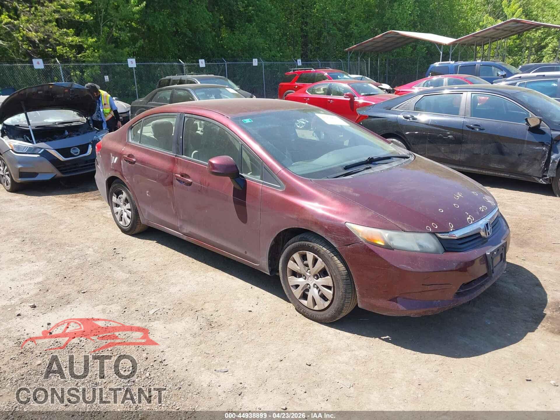 HONDA CIVIC 2012 - 19XFB2F58CE303610