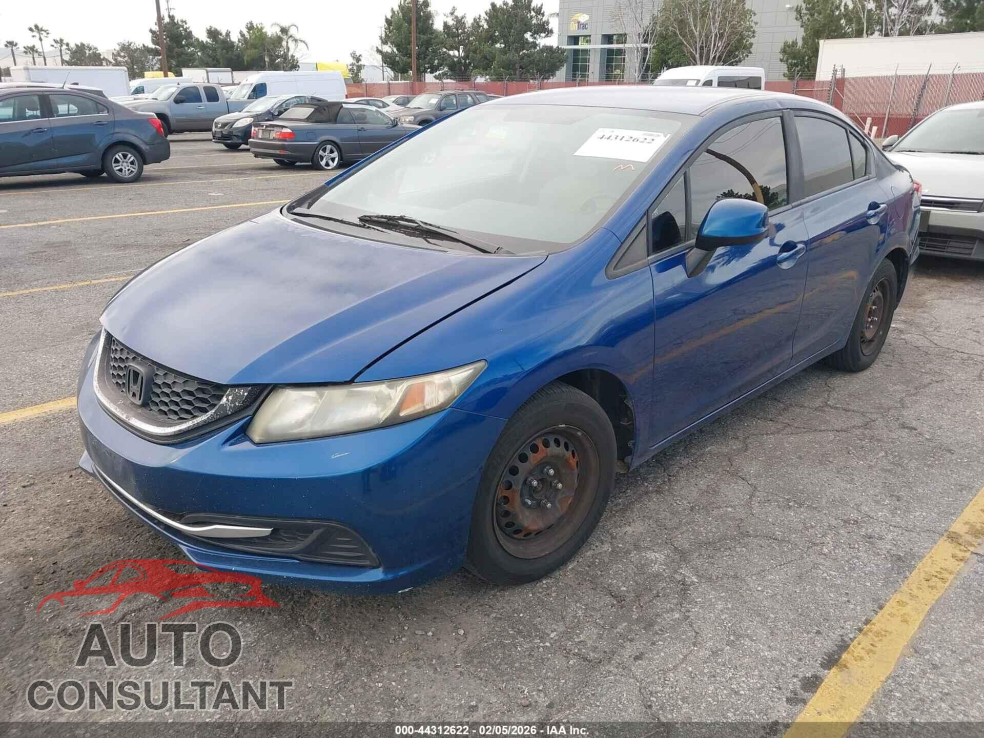 HONDA CIVIC 2013 - 19XFB2F55DE281891