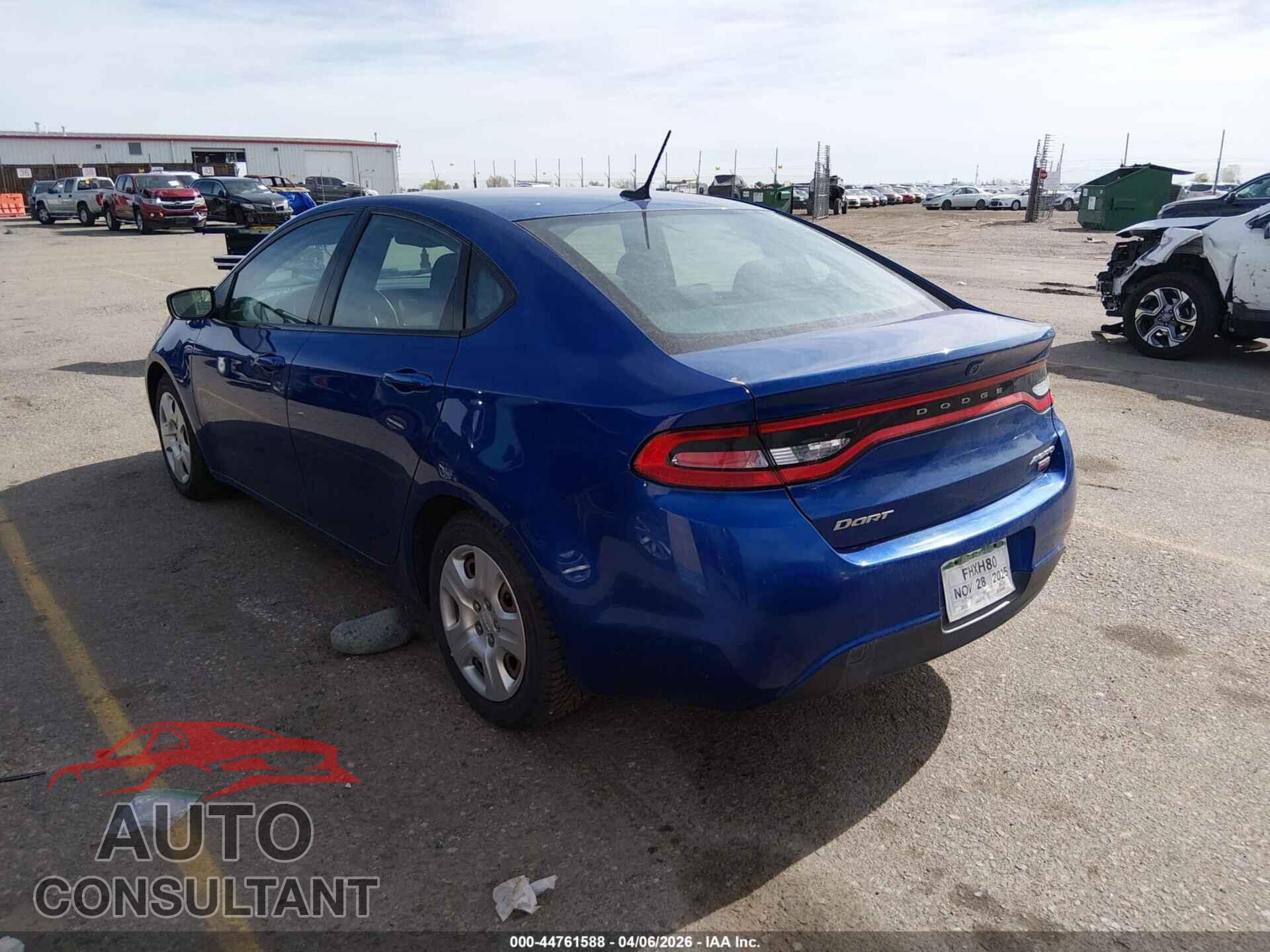 DODGE DART 2013 - 1C3CDFAH2DD317497