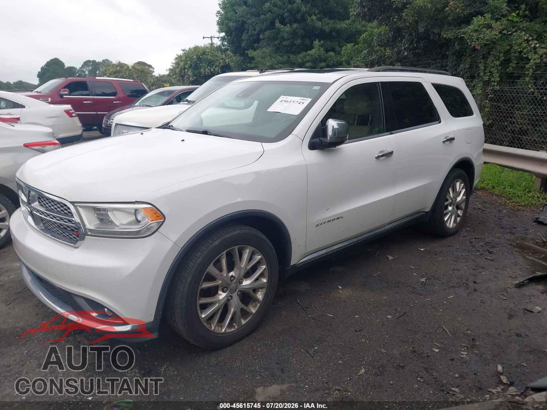 DODGE DURANGO 2015 - 1C4RDHEG7FC931232