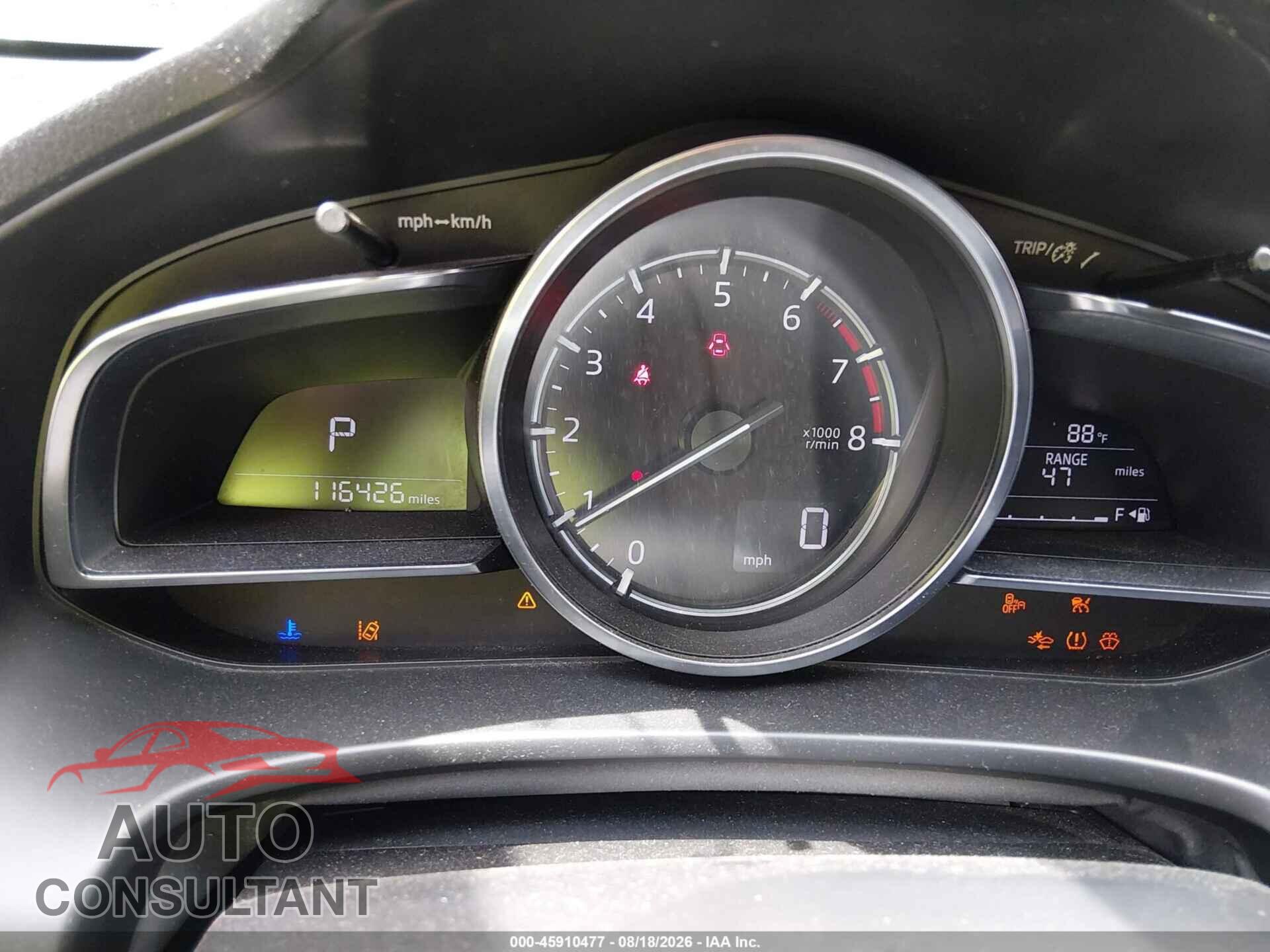 MAZDA MAZDA3 2018 - 3MZBN1M39JM162967