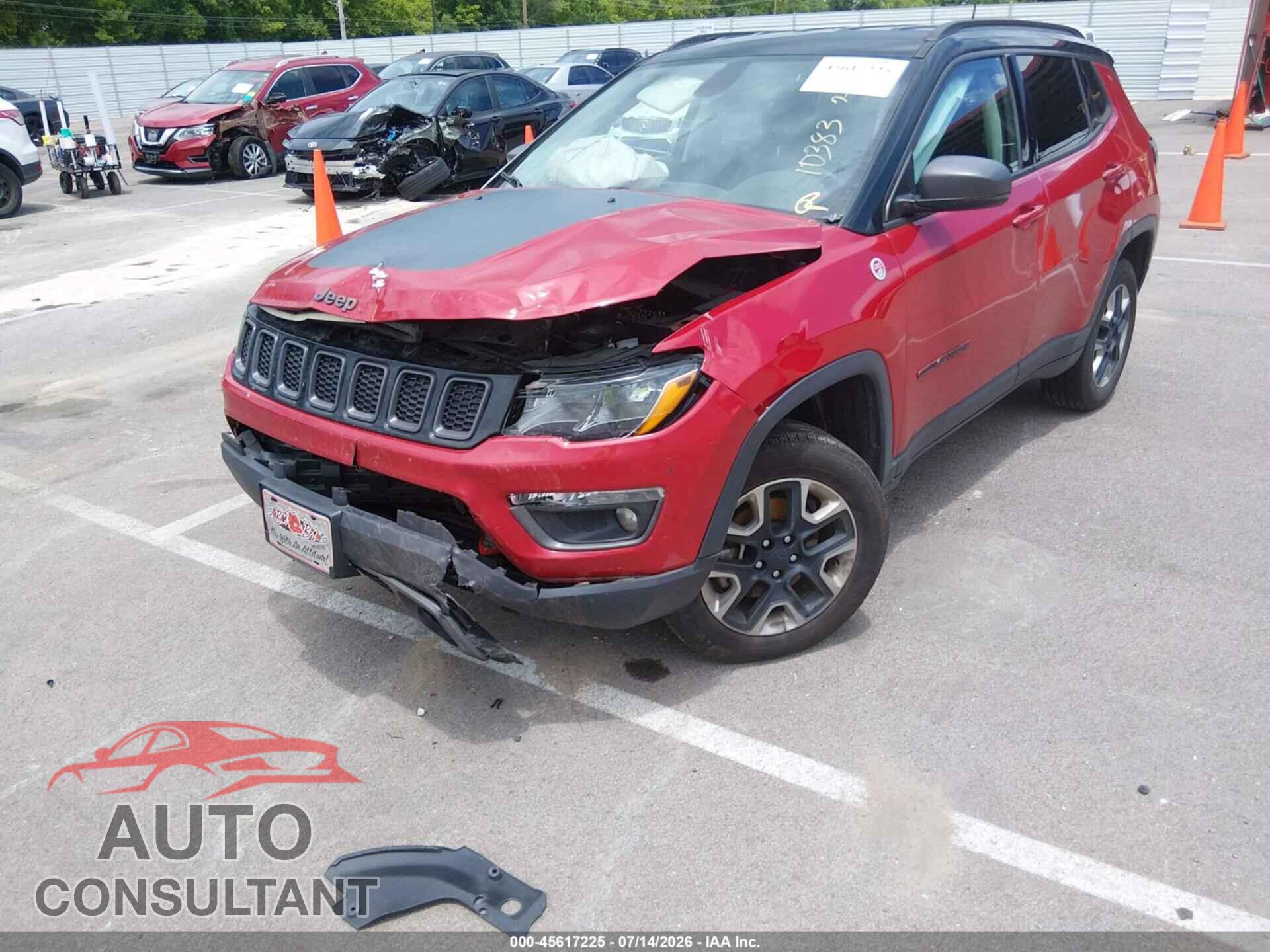 JEEP COMPASS 2017 - 3C4NJDDB8HT646553