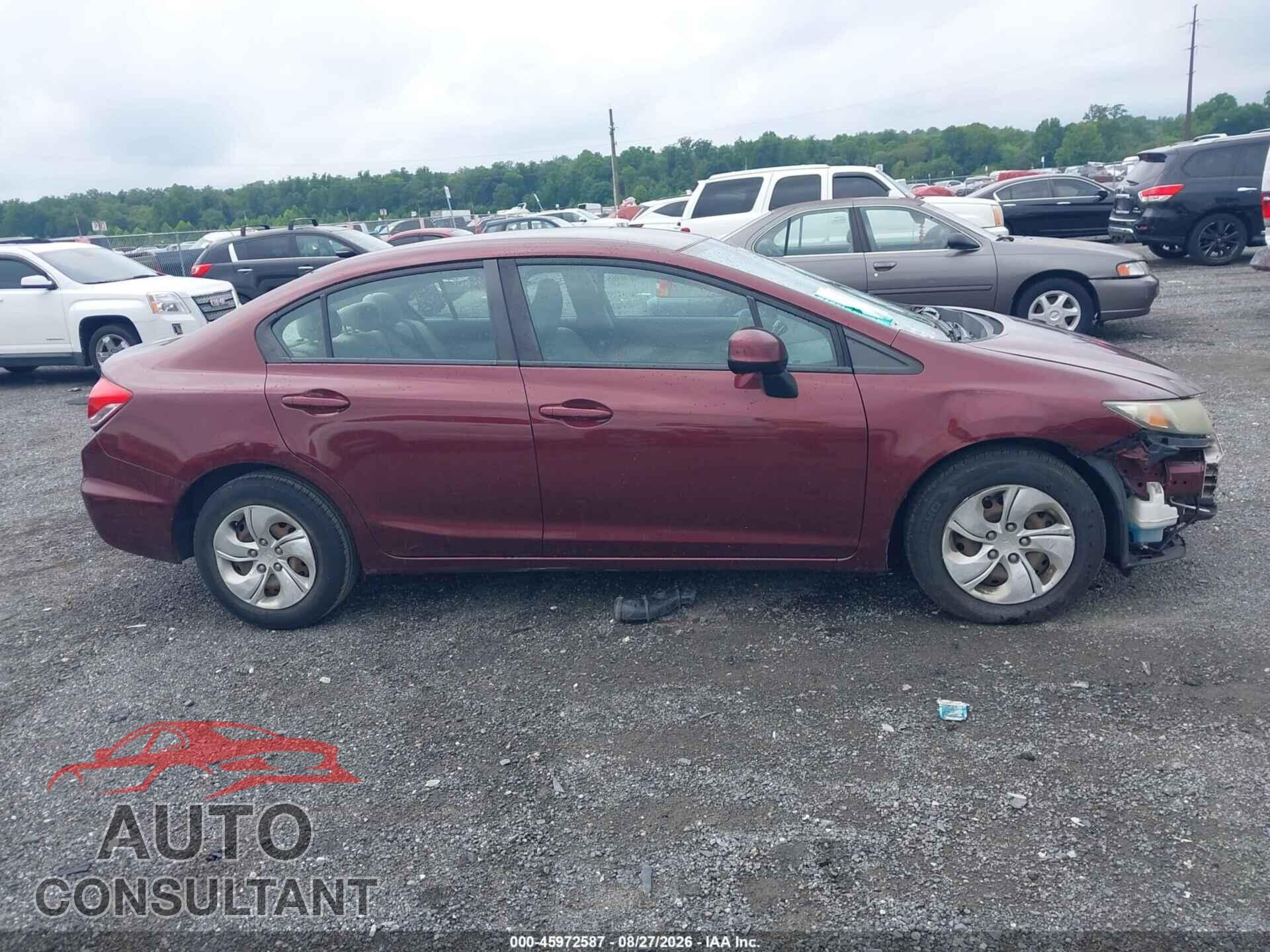 HONDA CIVIC 2013 - 2HGFB2F58DH530822