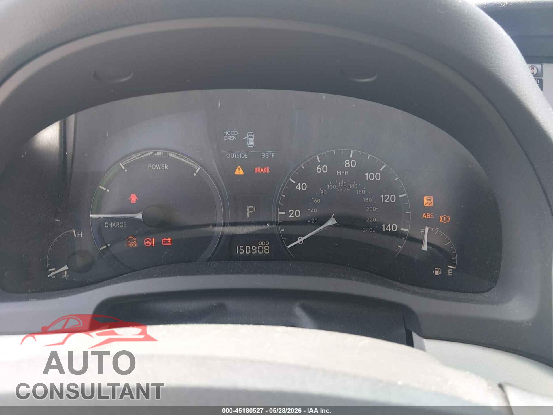LEXUS RX 450H 2012 - JTJBC1BA6C2048958