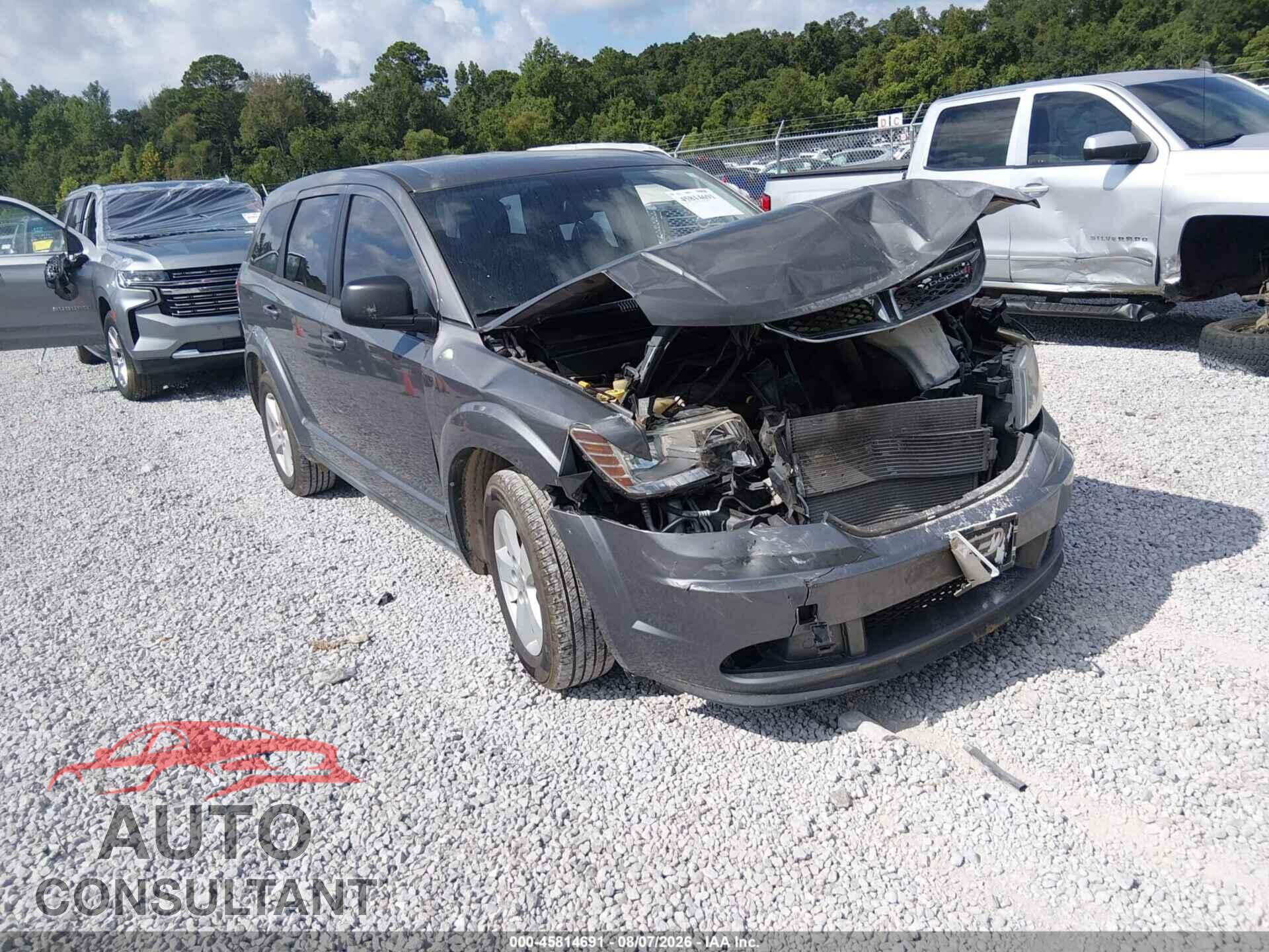 DODGE JOURNEY 2013 - 3C4PDCAB0DT556810