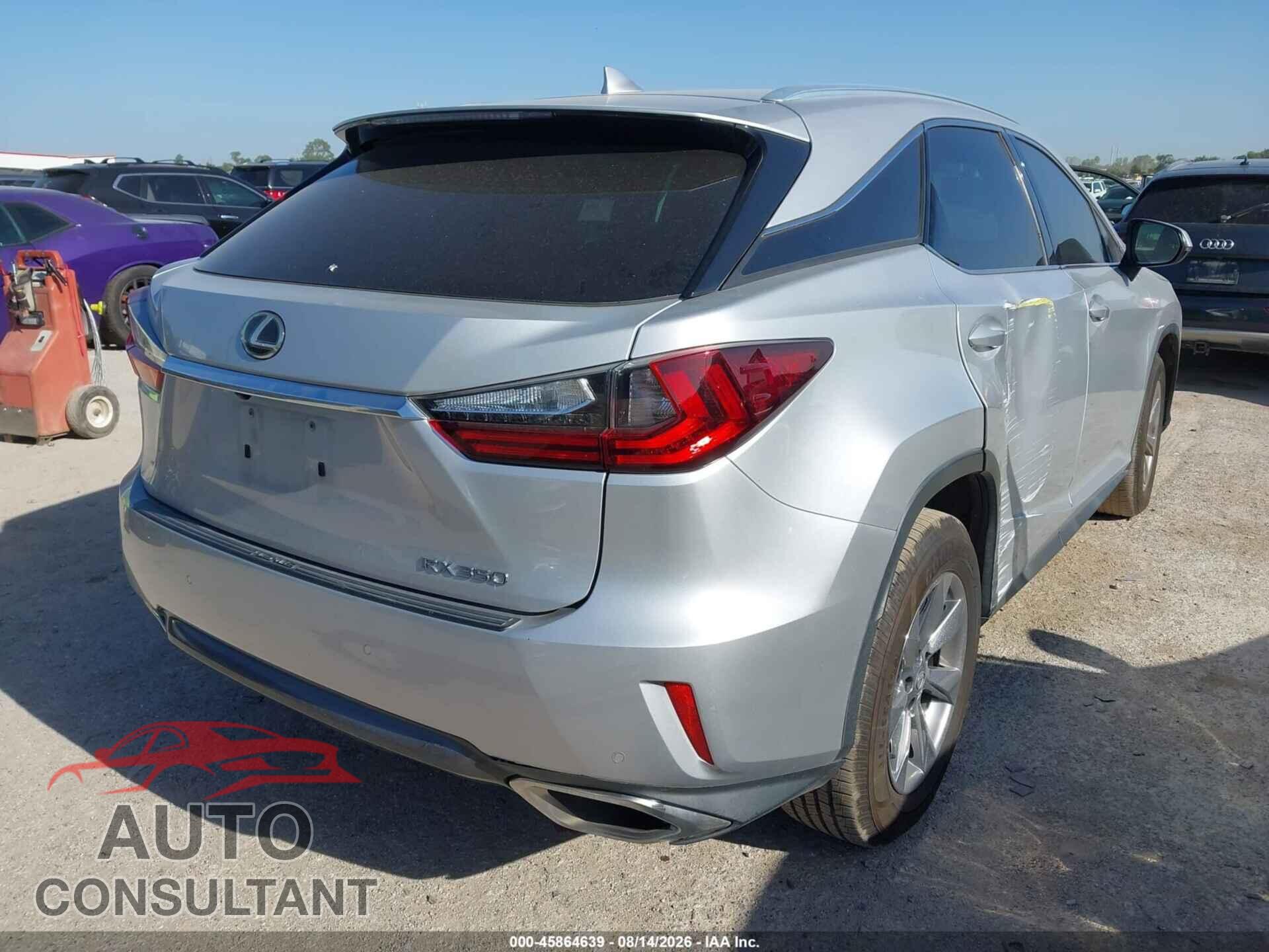 LEXUS RX 350 2017 - 2T2ZZMCA7HC045653