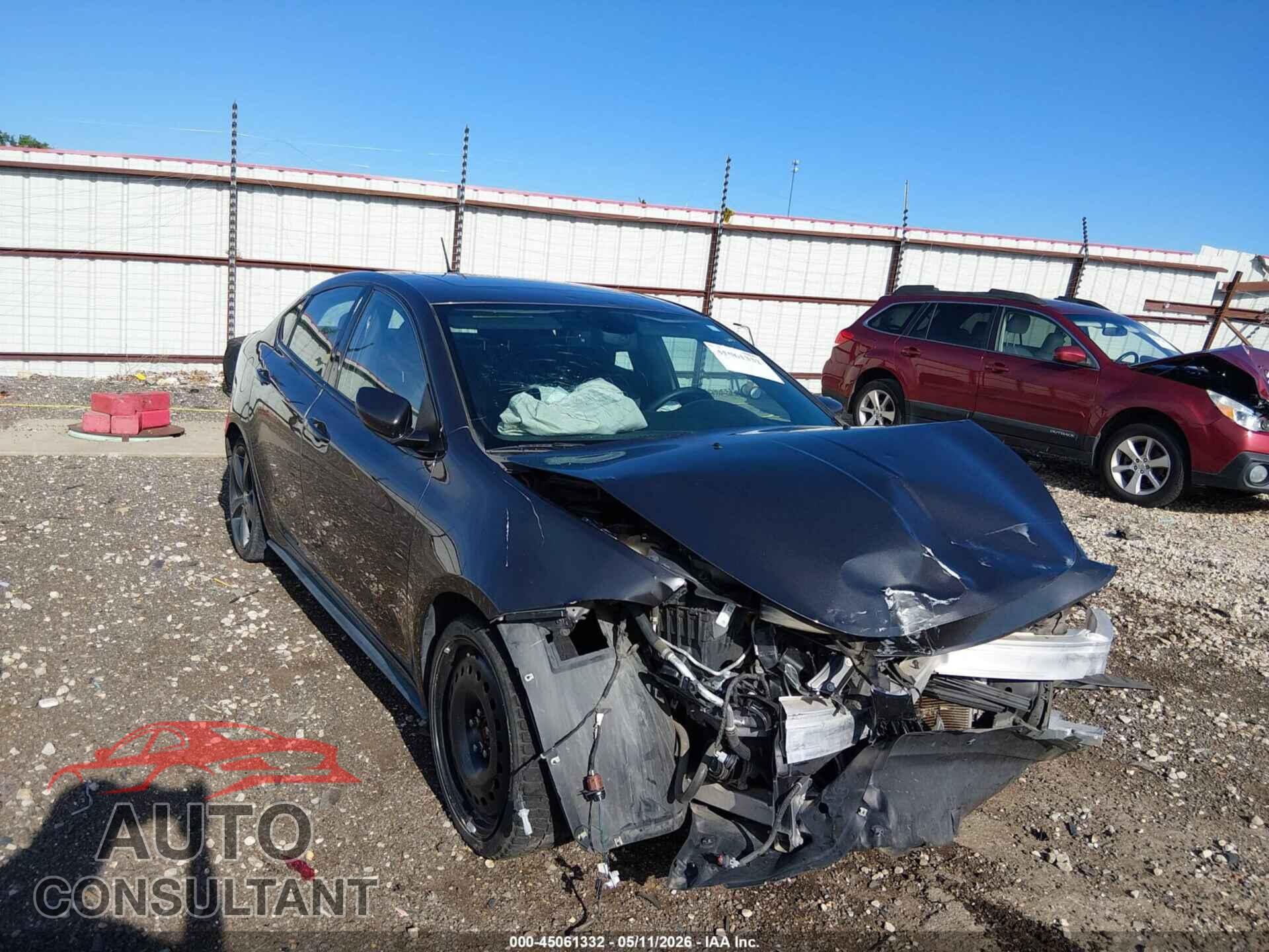DODGE DART 2015 - 1C3CDFEB4FD310902