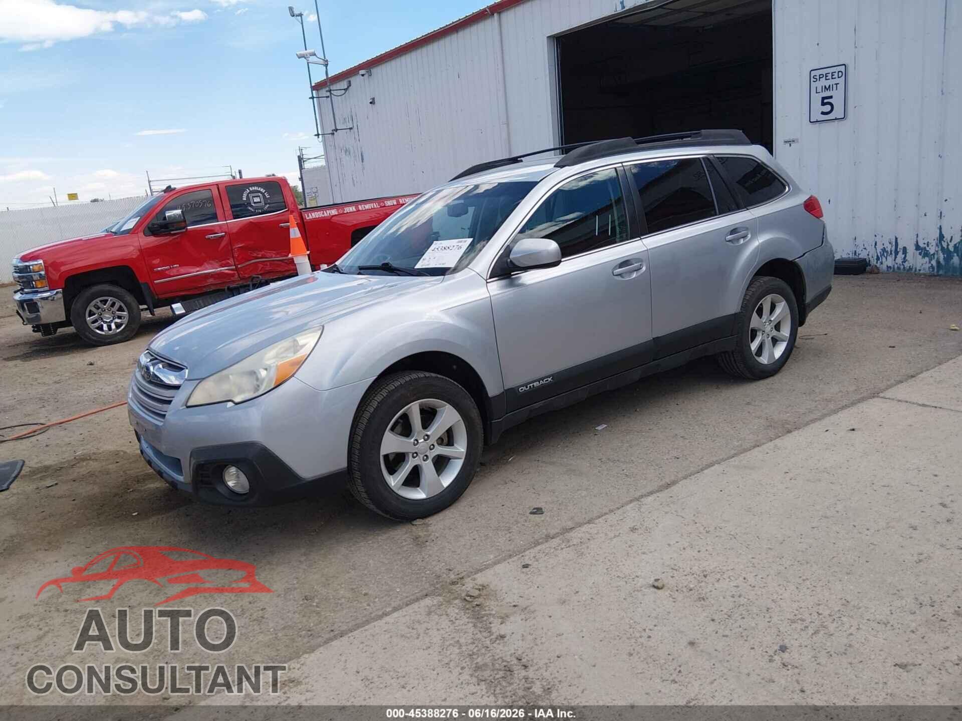 SUBARU OUTBACK 2014 - 4S4BRBCC6E3299558