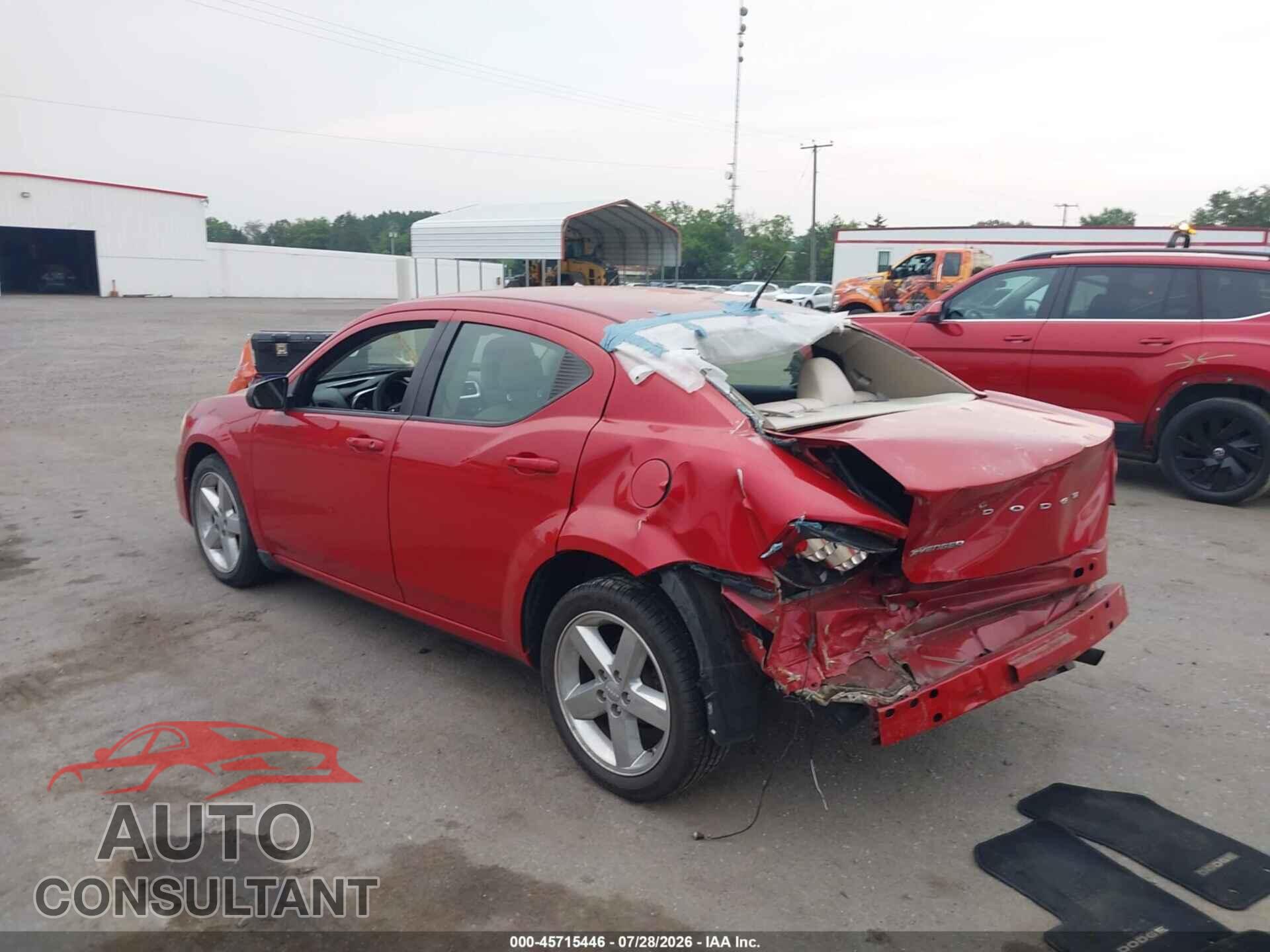 DODGE AVENGER 2013 - 1C3CDZAB8DL628189