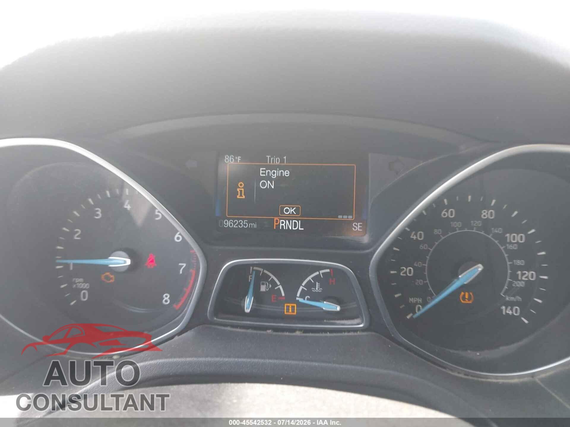 FORD FOCUS 2015 - 1FADP3F28FL261249