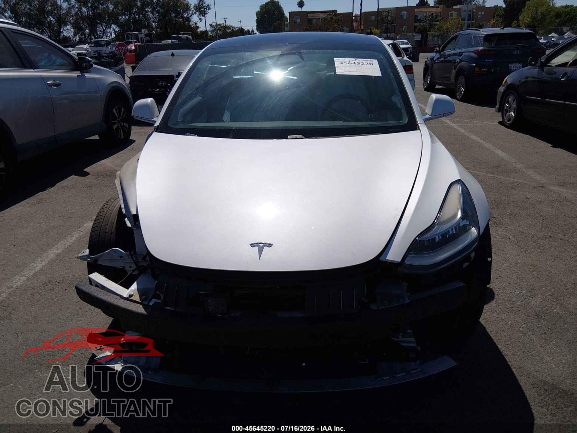 TESLA MODEL 3 2020 - 5YJ3E1EA4LF806628
