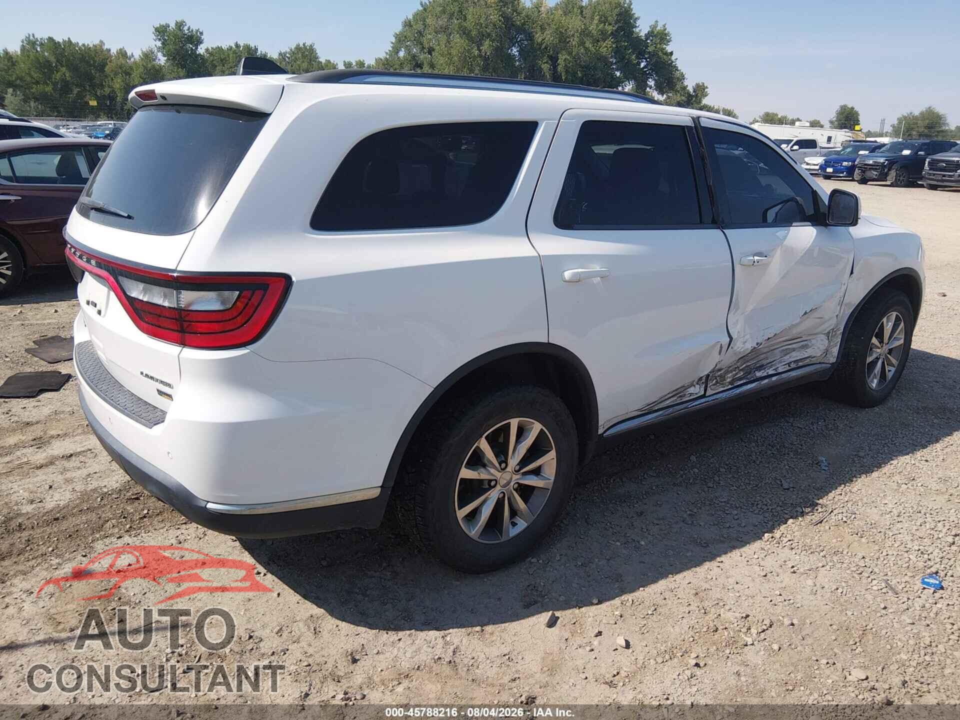 DODGE DURANGO 2015 - 1C4RDJDG4FC789527
