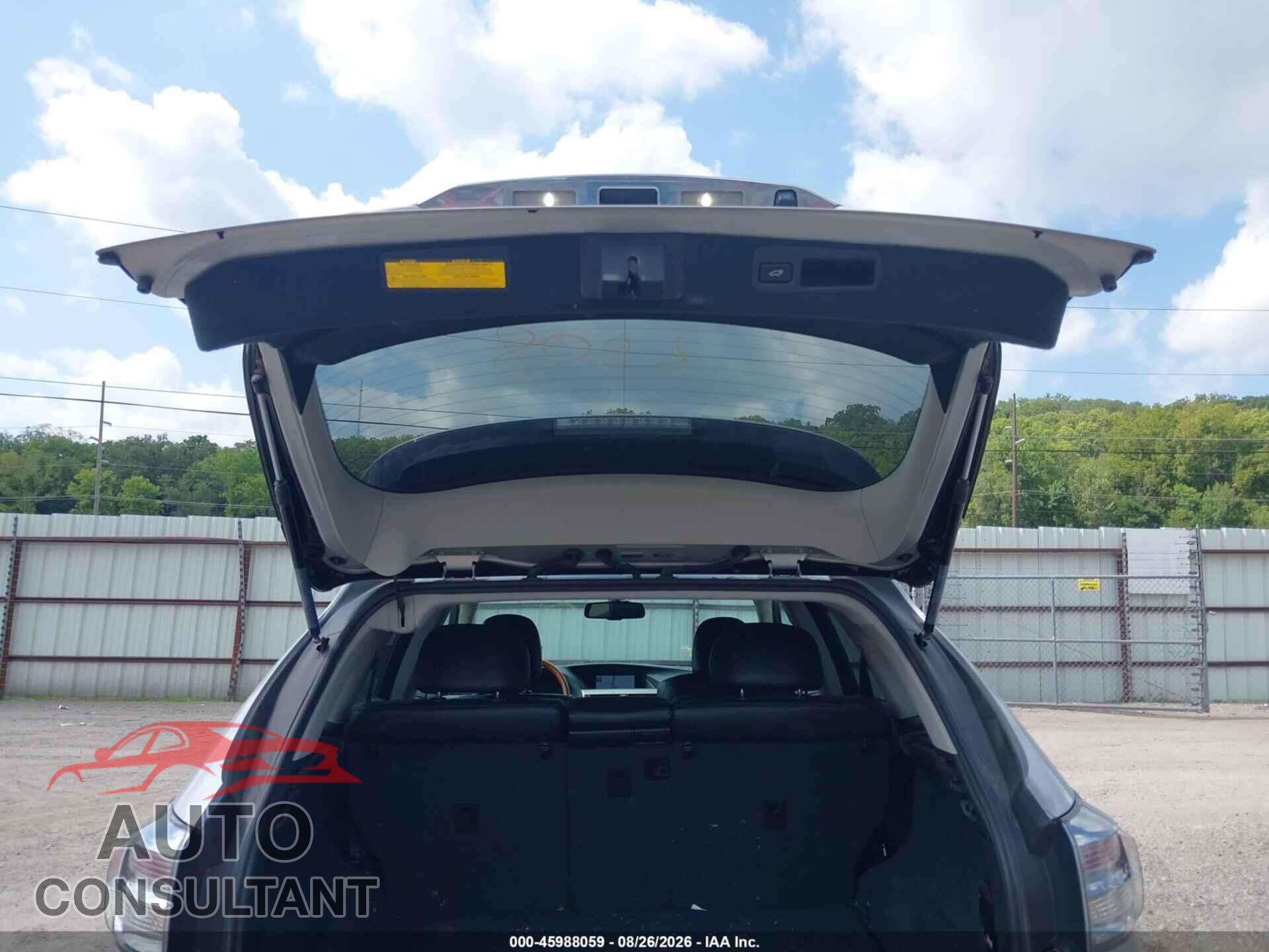 LEXUS RX 350 2012 - 2T2BK1BA0CC125309