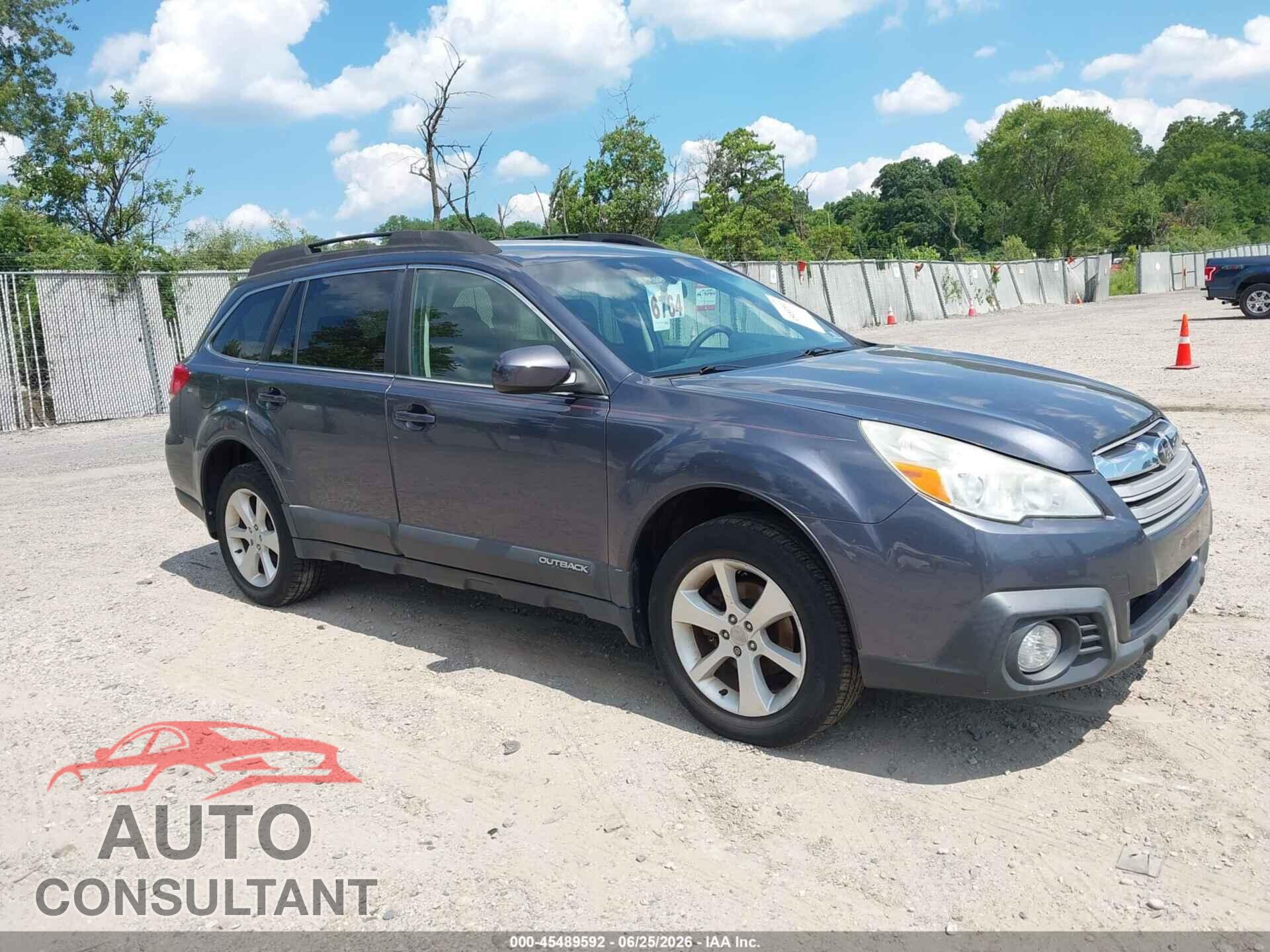 SUBARU OUTBACK 2014 - 4S4BRBCC4E3220209
