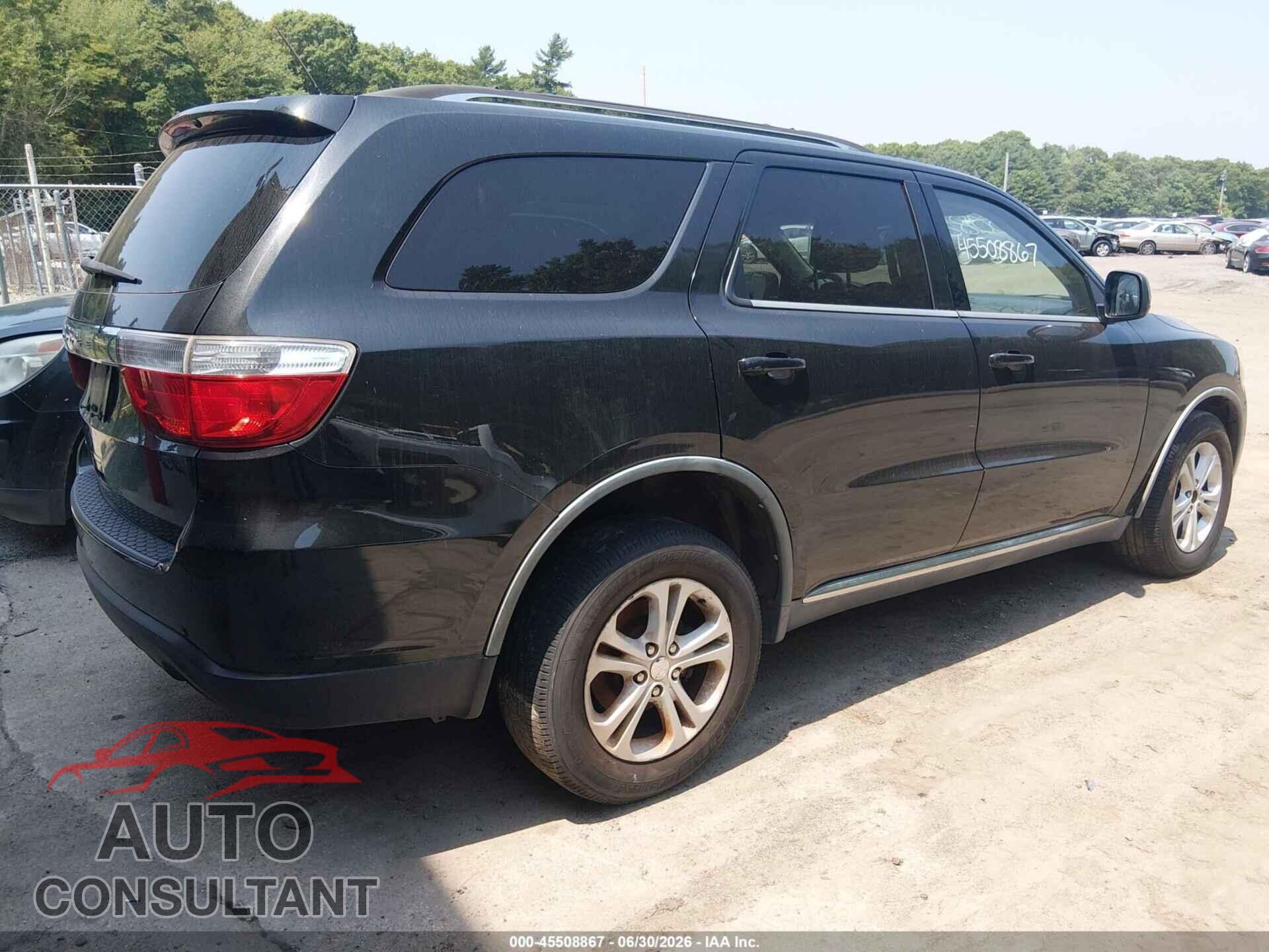 DODGE DURANGO 2012 - 1C4RDJAG5CC122367