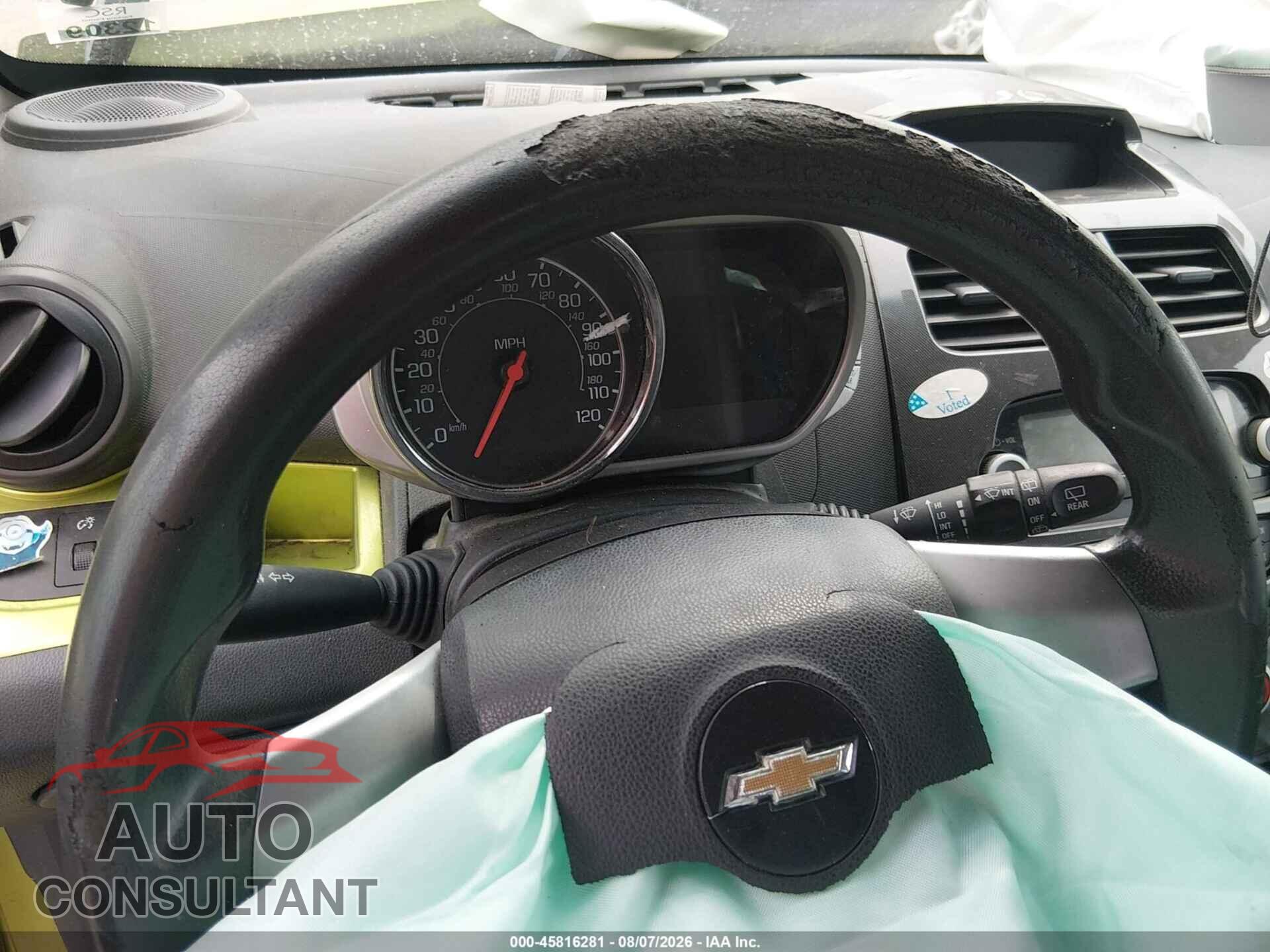 CHEVROLET SPARK 2013 - KL8CB6S95DC510945