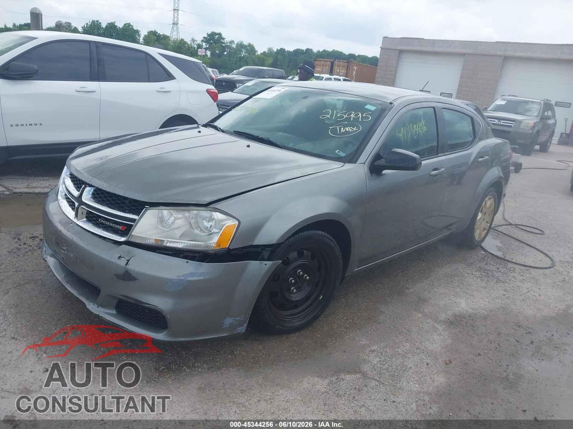 DODGE AVENGER 2012 - 1C3CDZAB4CN215995