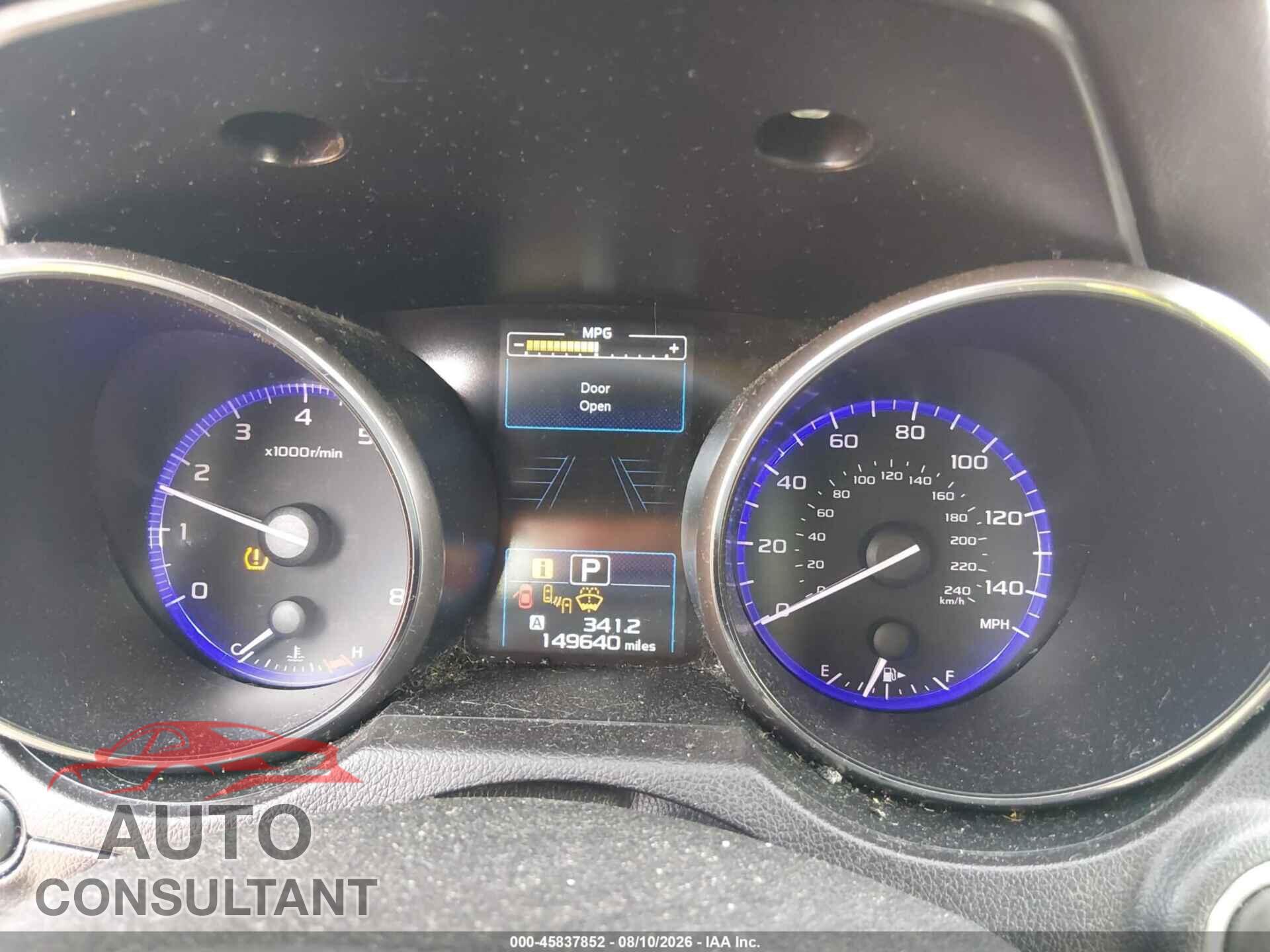 SUBARU OUTBACK 2017 - 4S4BSANC4H3241710