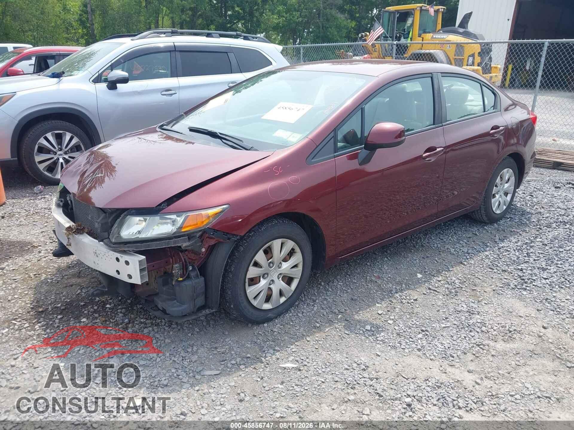 HONDA CIVIC 2012 - 2HGFB2F57CH573255
