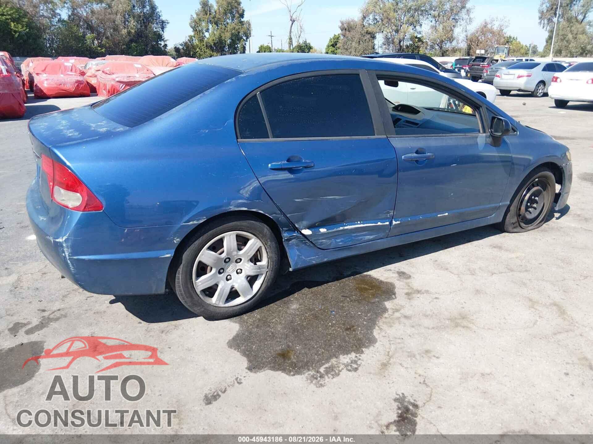 HONDA CIVIC 2009 - 19XFA16539E016858
