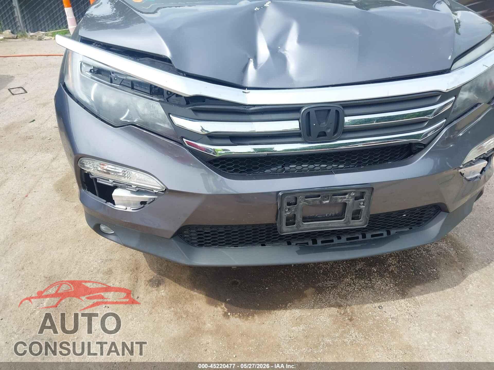 HONDA PILOT 2016 - 5FNYF6H55GB128041