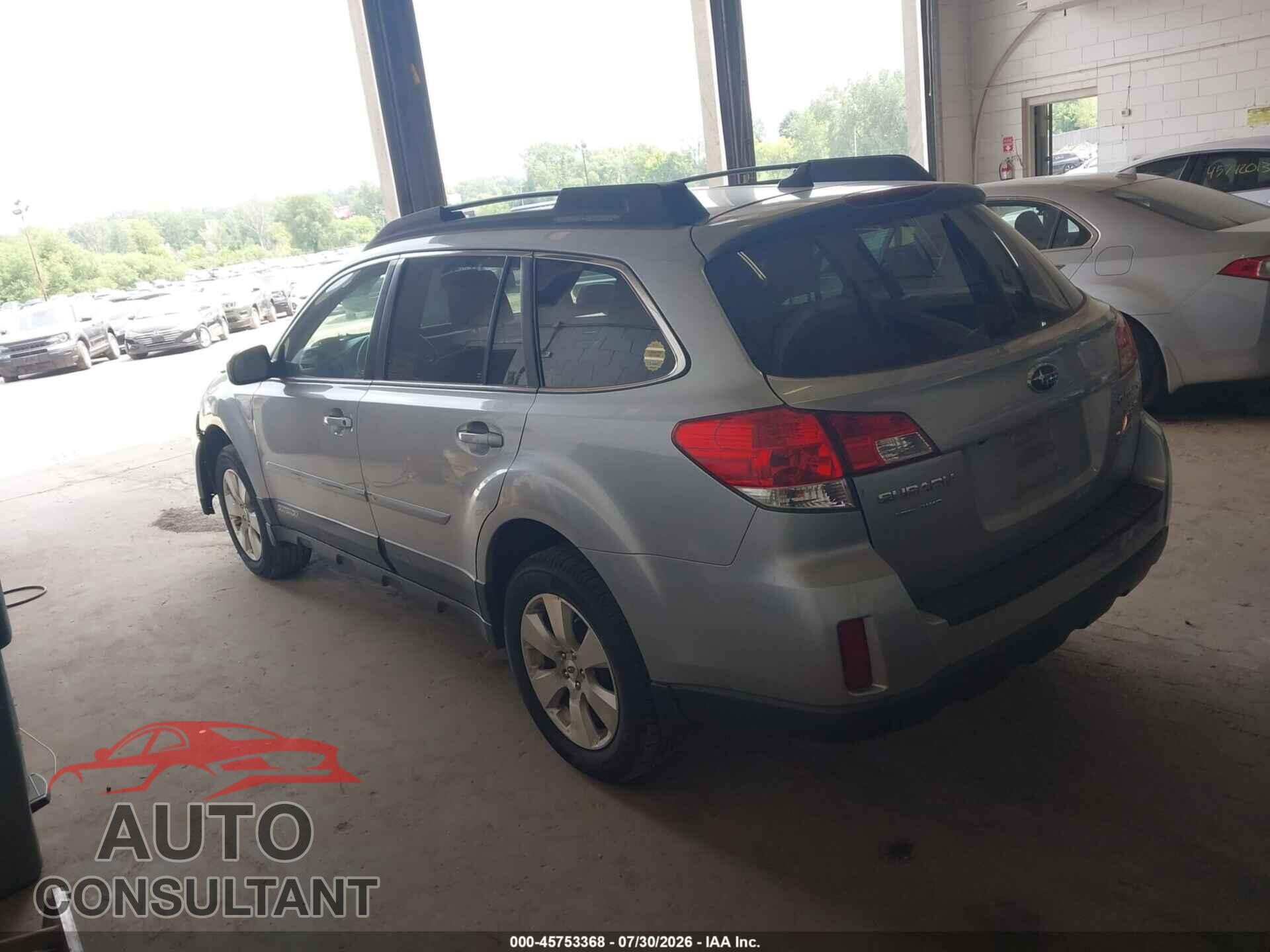 SUBARU OUTBACK 2012 - 4S4BRDKC5C2276840