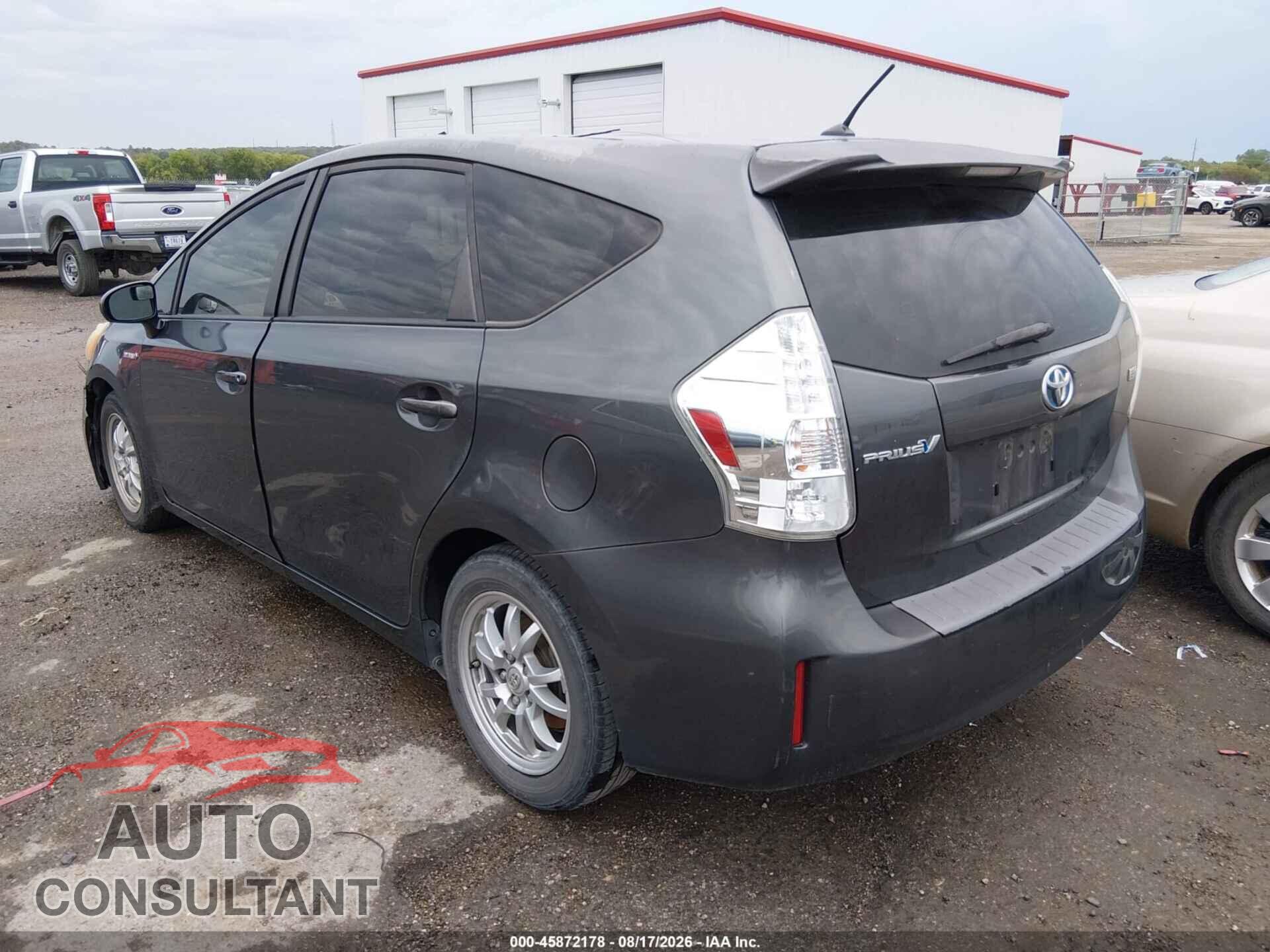 TOYOTA PRIUS V 2012 - JTDZN3EU4C3165459