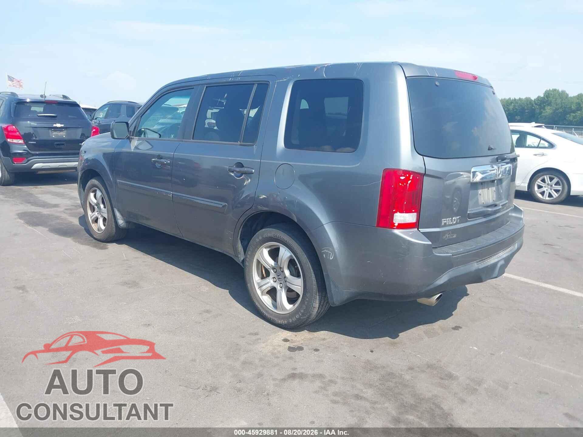 HONDA PILOT 2012 - 5FNYF3H40CB009880