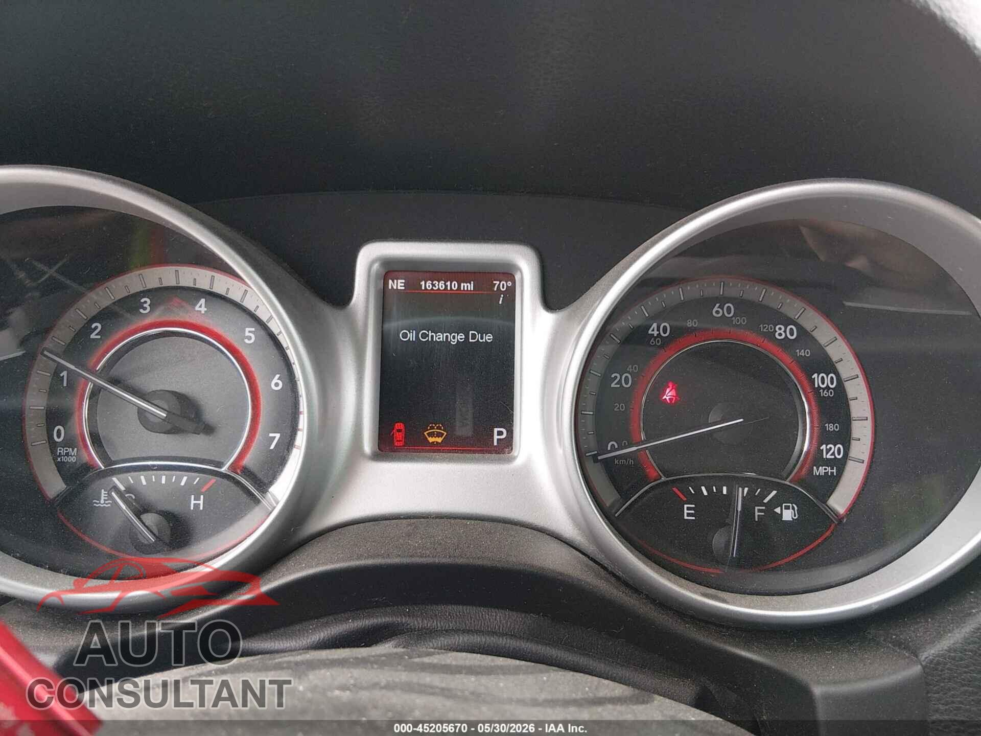 DODGE JOURNEY 2012 - 3C4PDCBBXCT323269