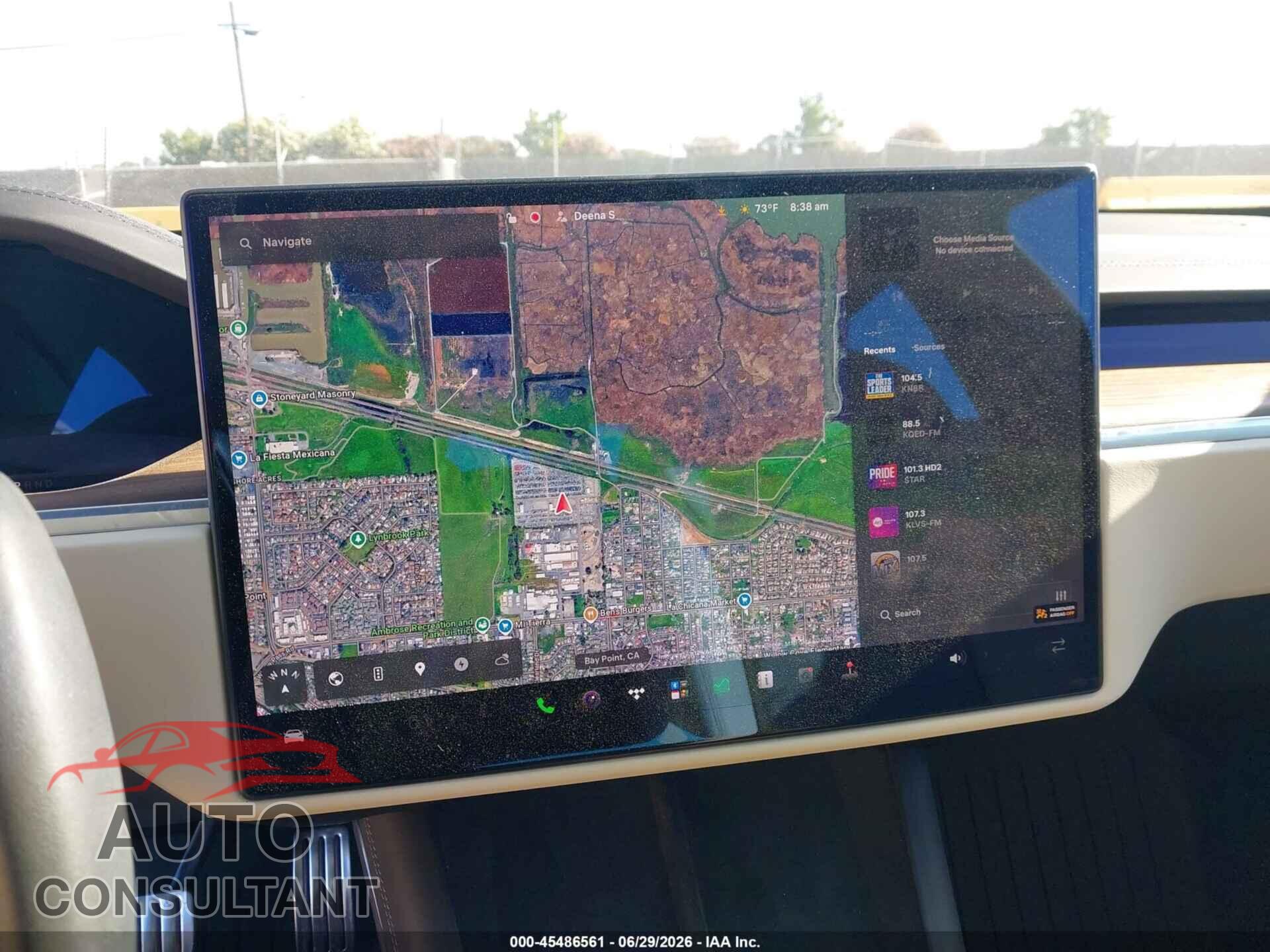 TESLA MODEL S 2015 - 5YJSA1H20FF100272