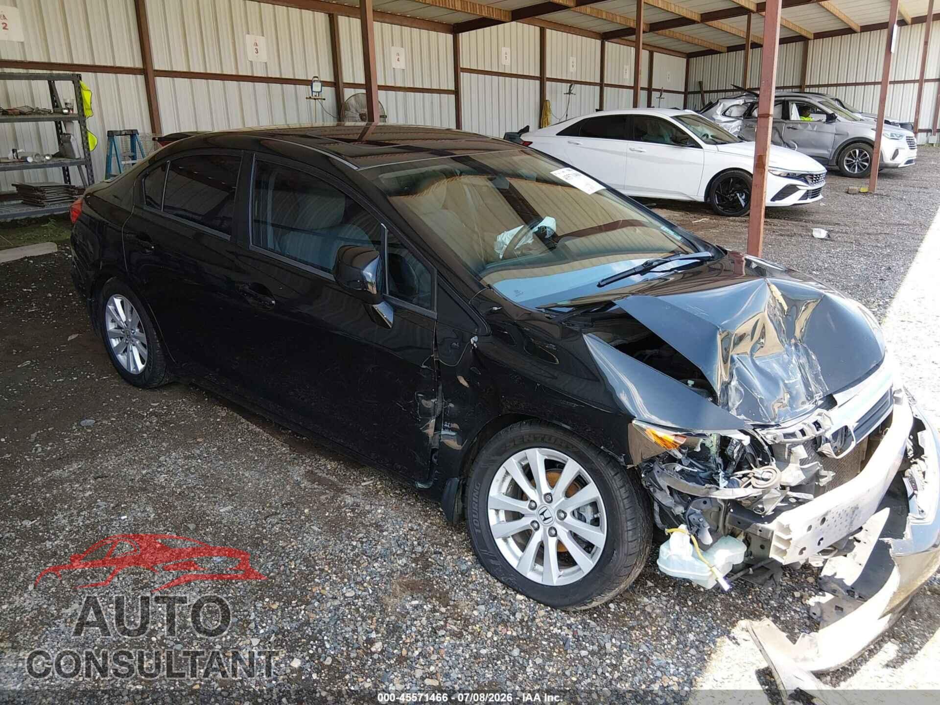 HONDA CIVIC 2012 - 2HGFB2F81CH308325