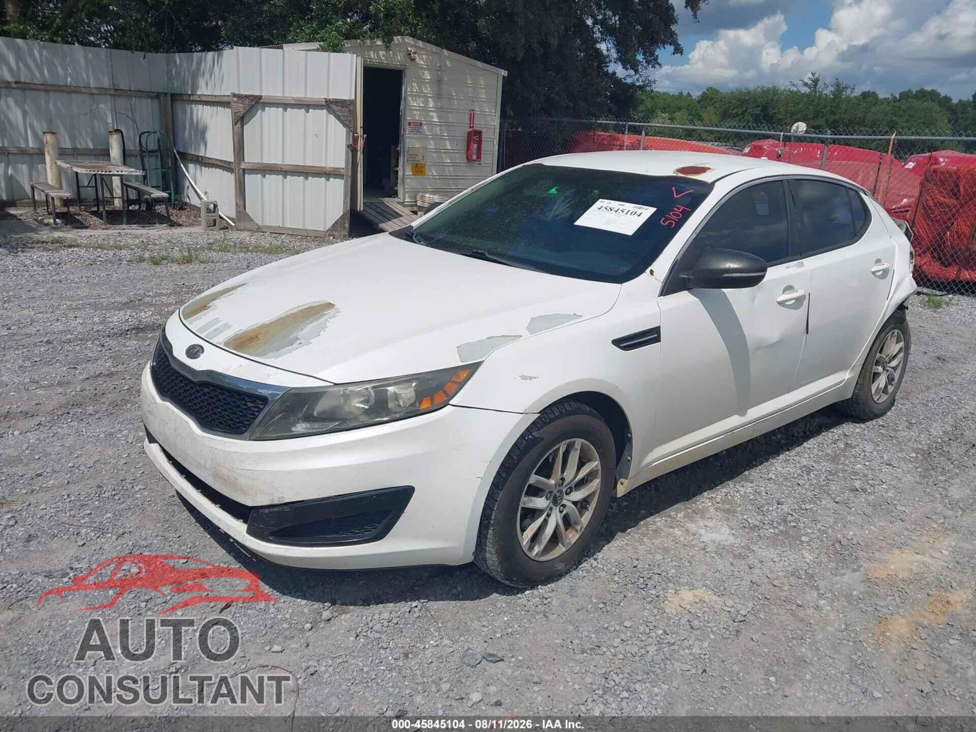 KIA OPTIMA 2011 - KNAGM4A77B5080549