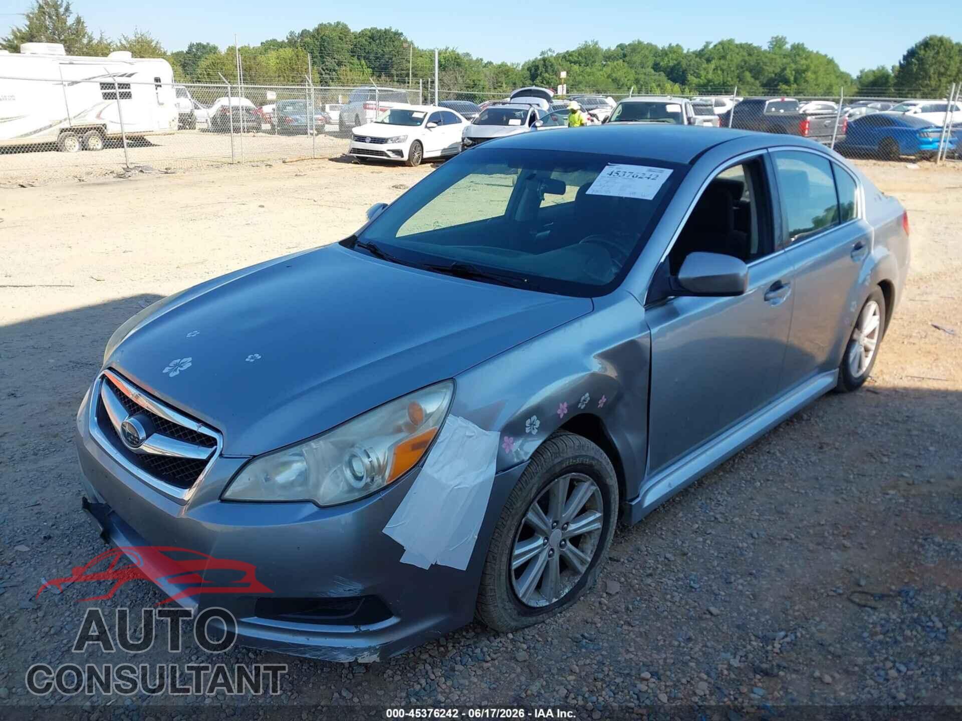 SUBARU LEGACY 2011 - 4S3BMBB60B3215468