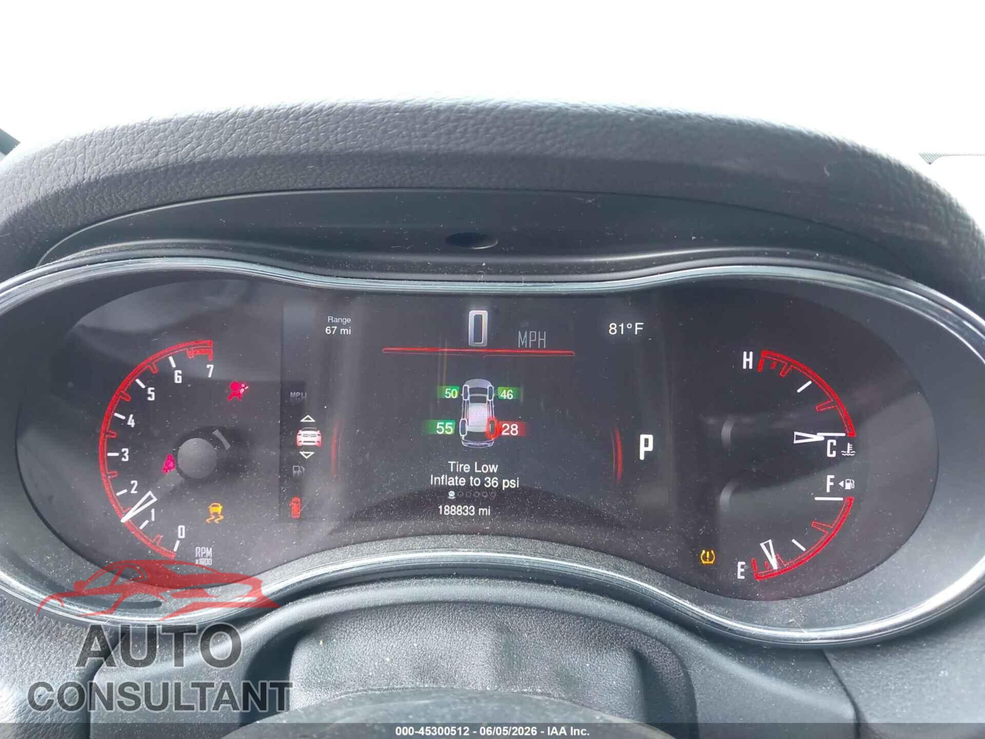 DODGE DURANGO 2015 - 1C4RDJDG4FC703570