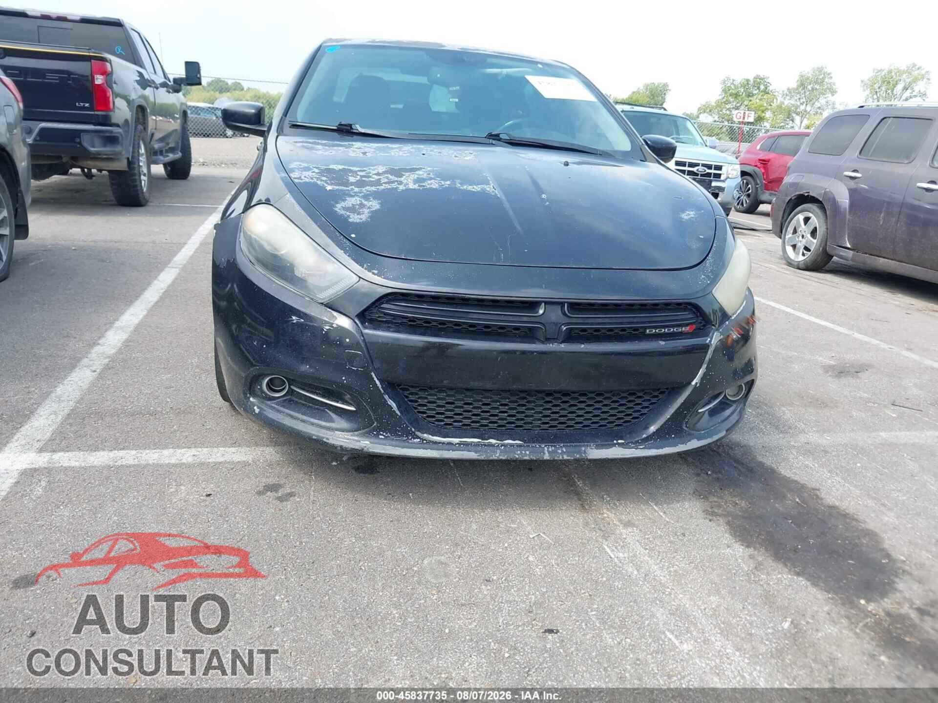 DODGE DART 2013 - 1C3CDFBA4DD312058