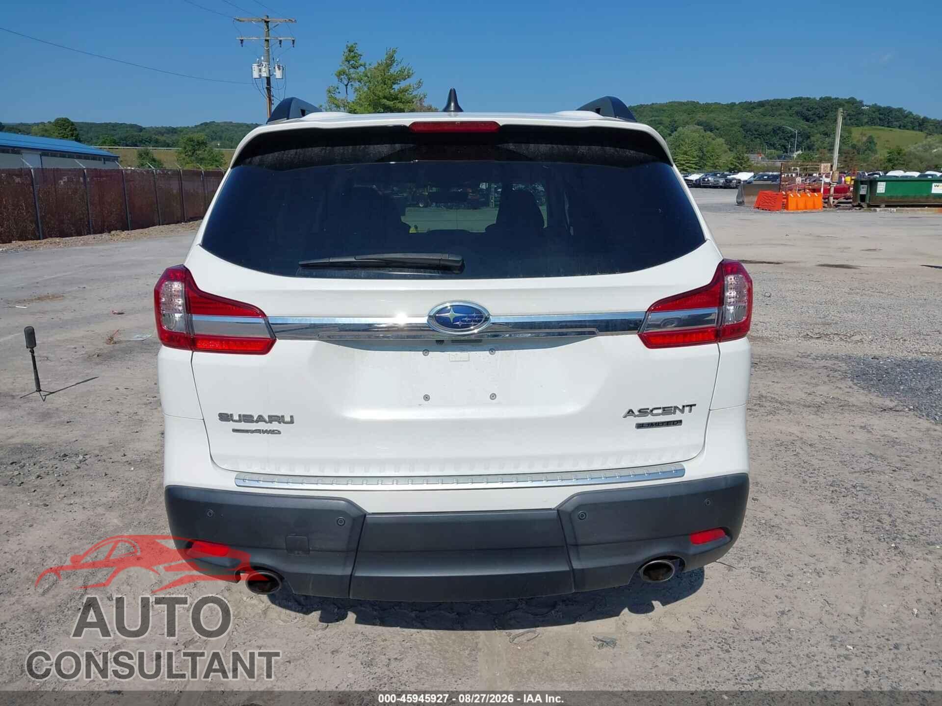 SUBARU ASCENT 2019 - 4S4WMAPD0K3458633