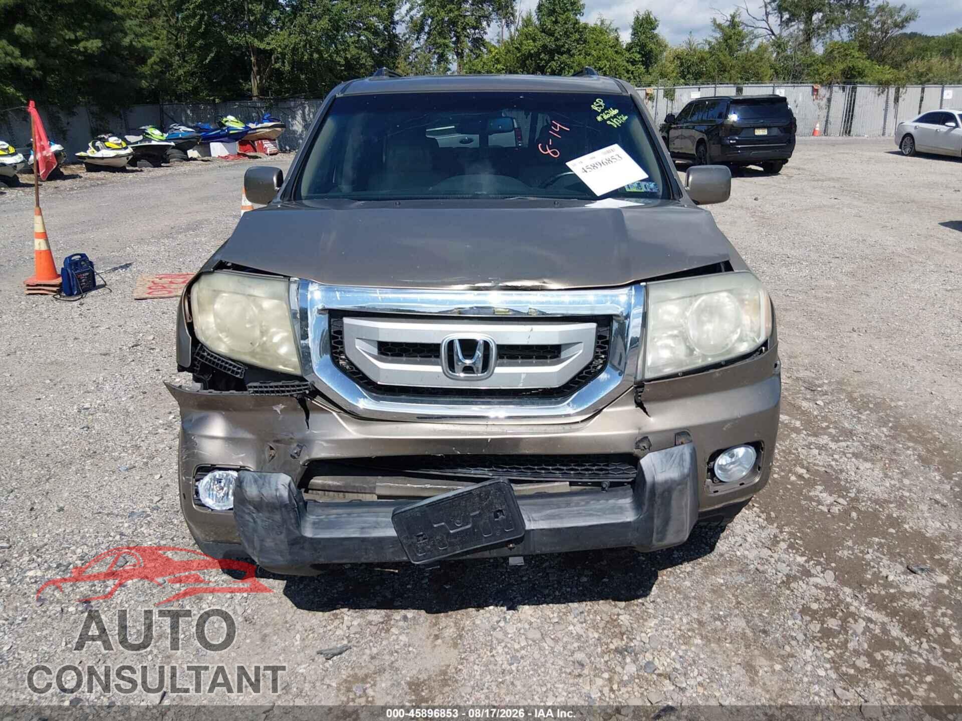 HONDA PILOT 2010 - 5FNYF4H80AB007813