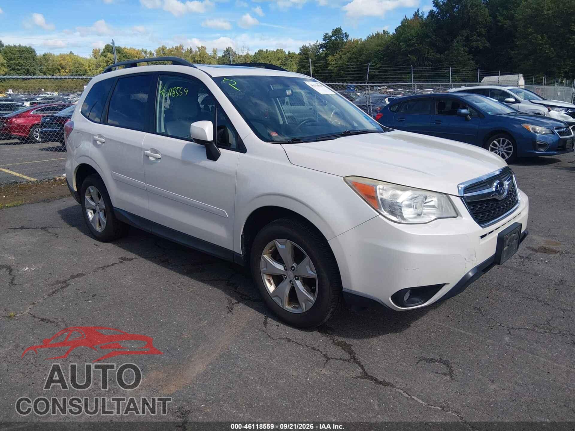 SUBARU FORESTER 2014 - JF2SJAEC2EH439287