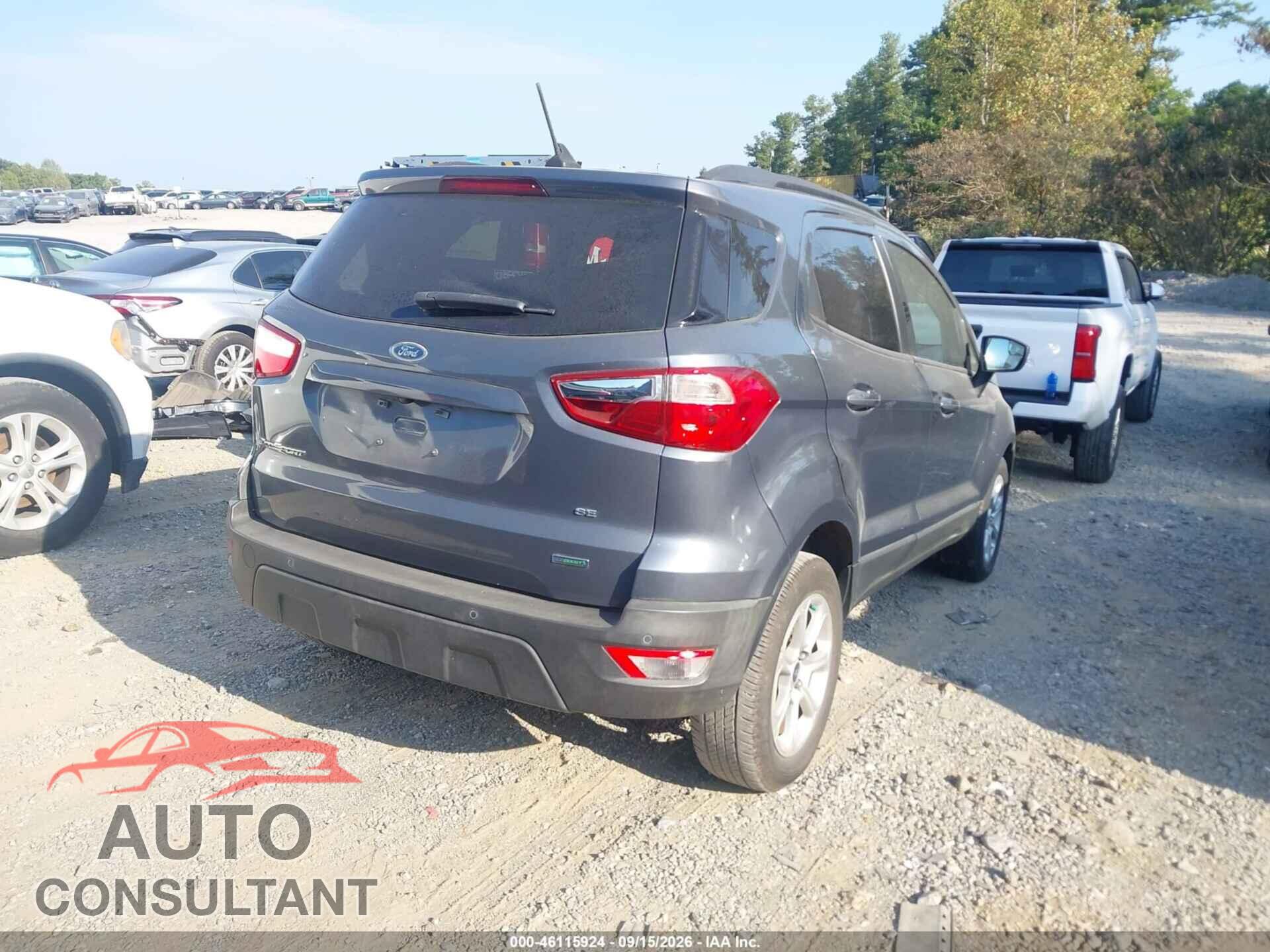 FORD ECOSPORT 2018 - MAJ3P1TE5JC242570