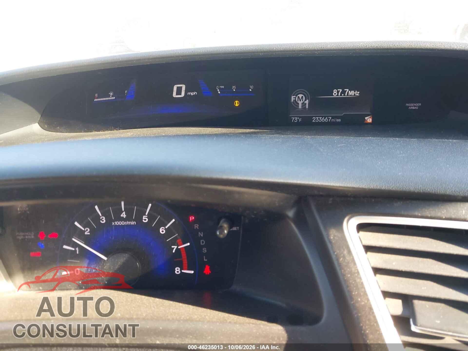 HONDA CIVIC 2014 - 19XFB2F5XEE218254