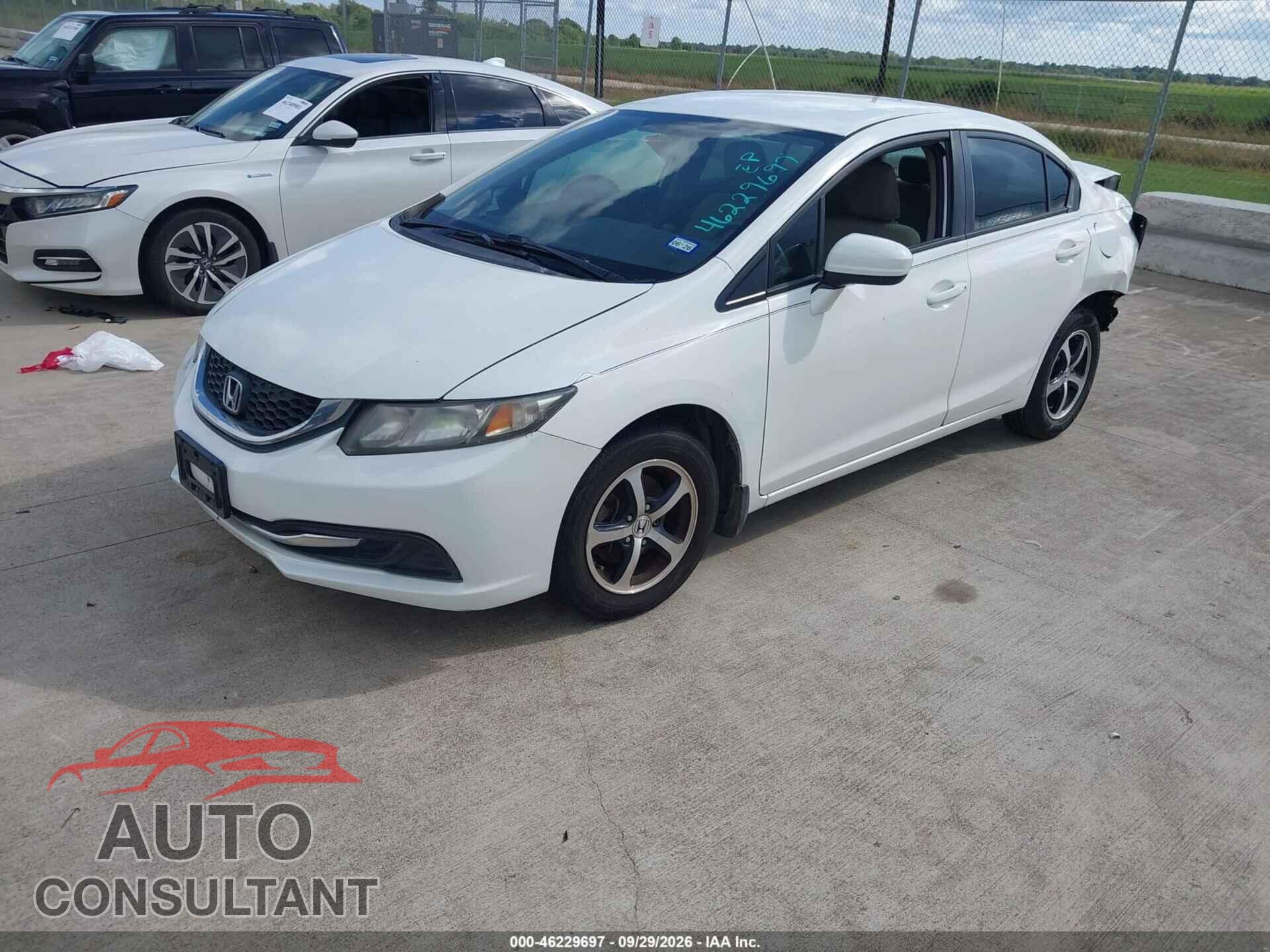 HONDA CIVIC 2015 - 19XFB2F78FE064372