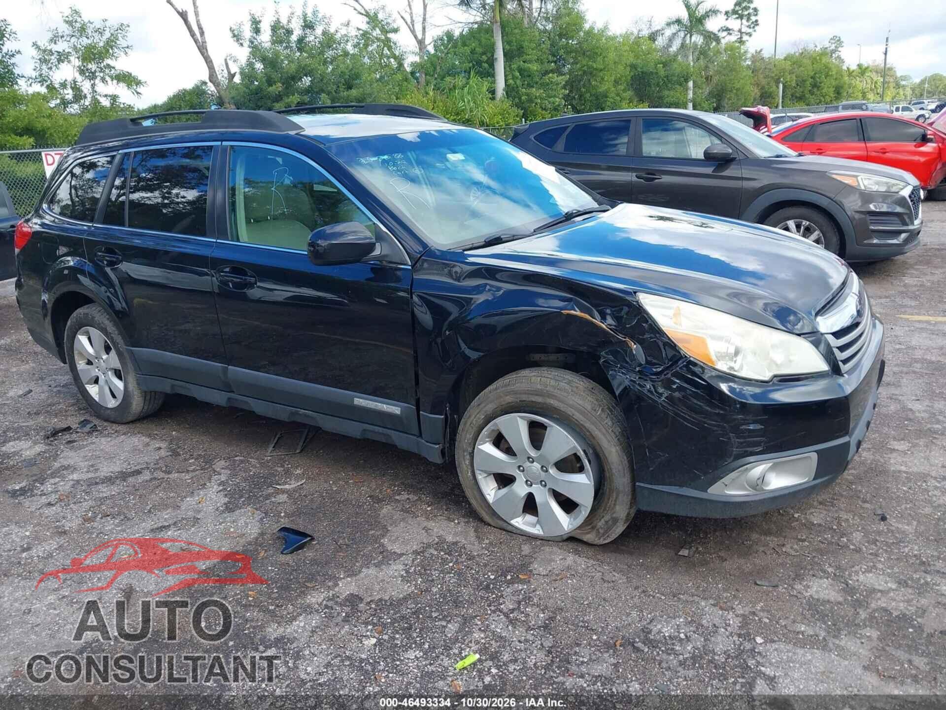 SUBARU OUTBACK 2011 - 4S4BRBCC2B3352588