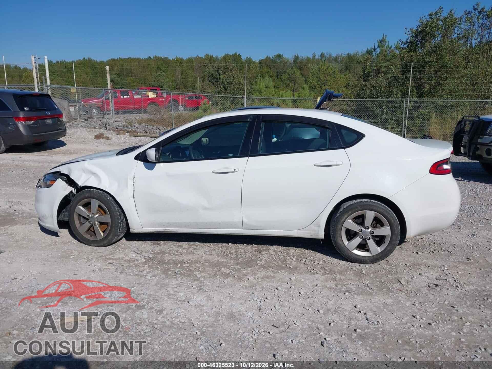 DODGE DART 2015 - 1C3CDFBB6FD306600
