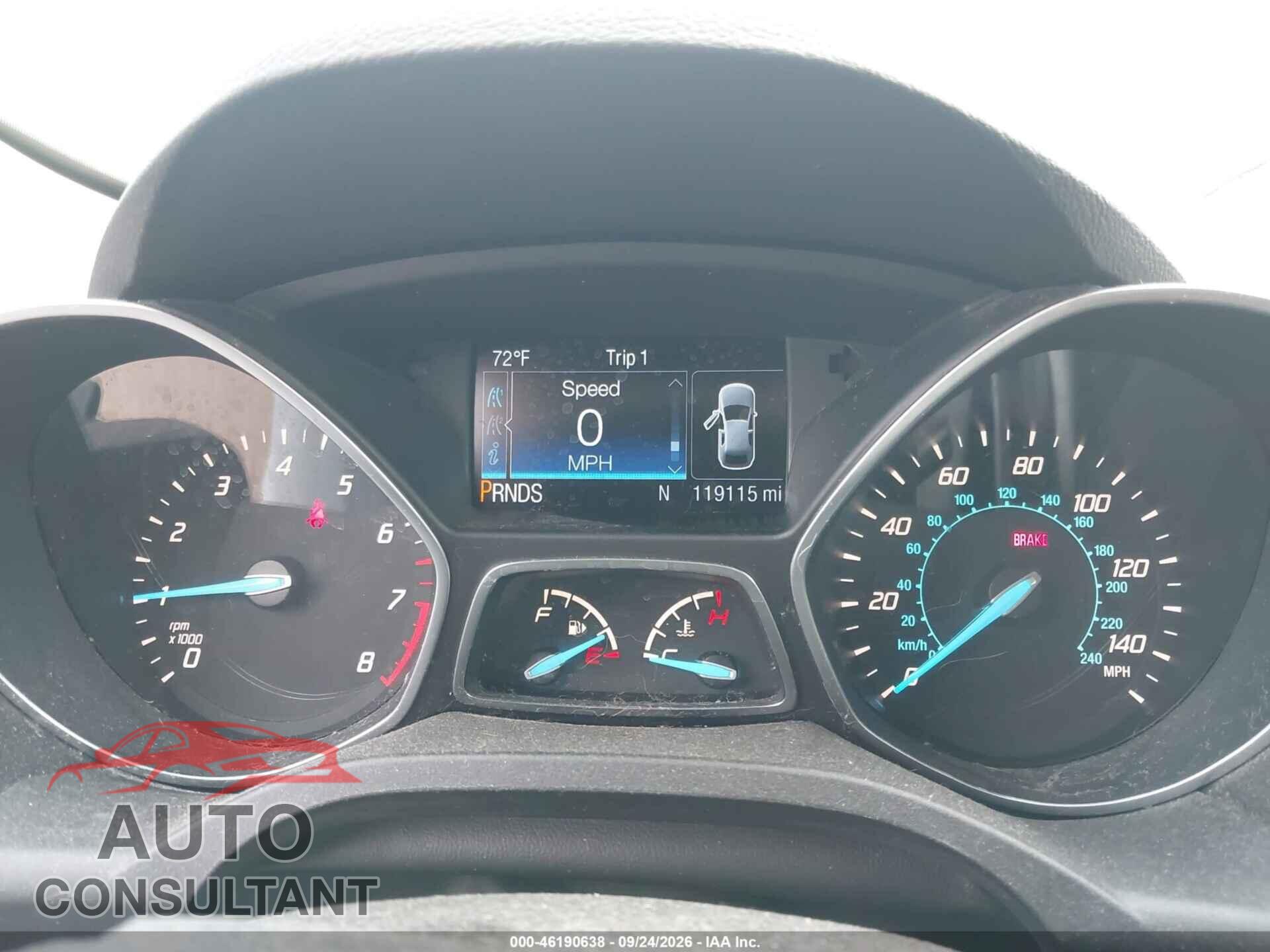 FORD ESCAPE 2016 - 1FMCU0GX7GUA20006