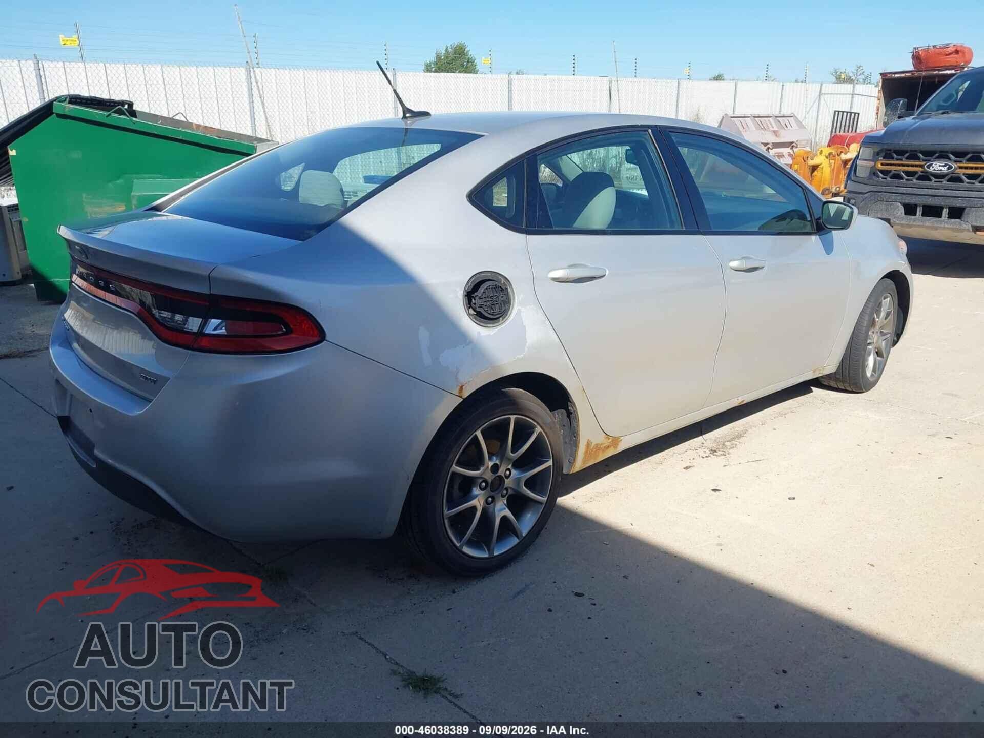 DODGE DART 2013 - 1C3CDFBA2DD285541