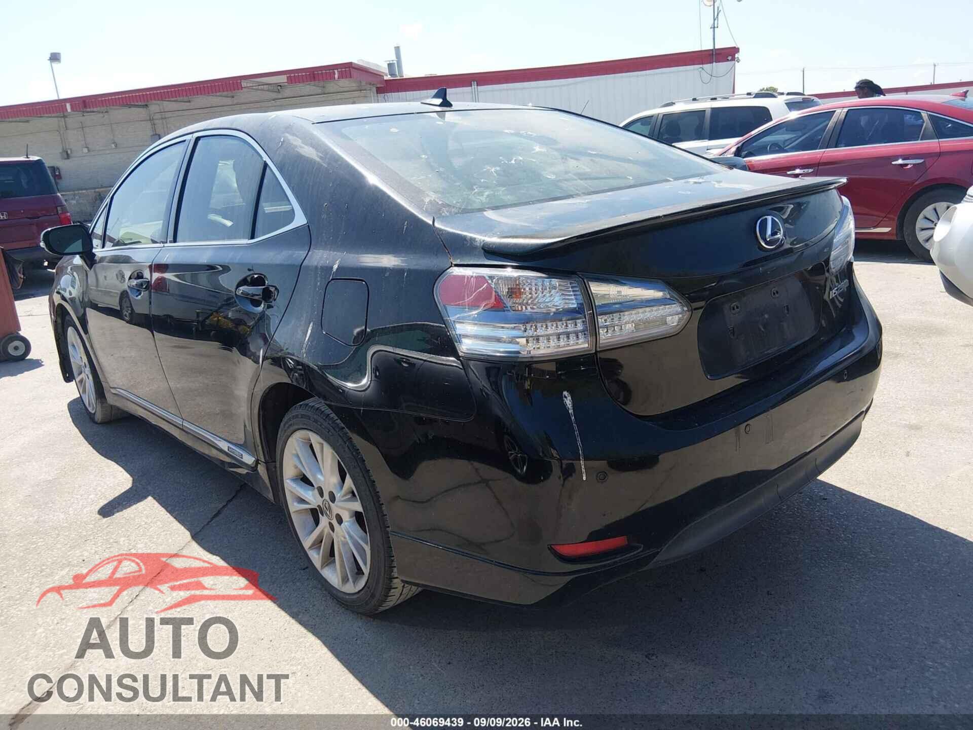 LEXUS HS 250H 2011 - JTHBB1BA1B2046053
