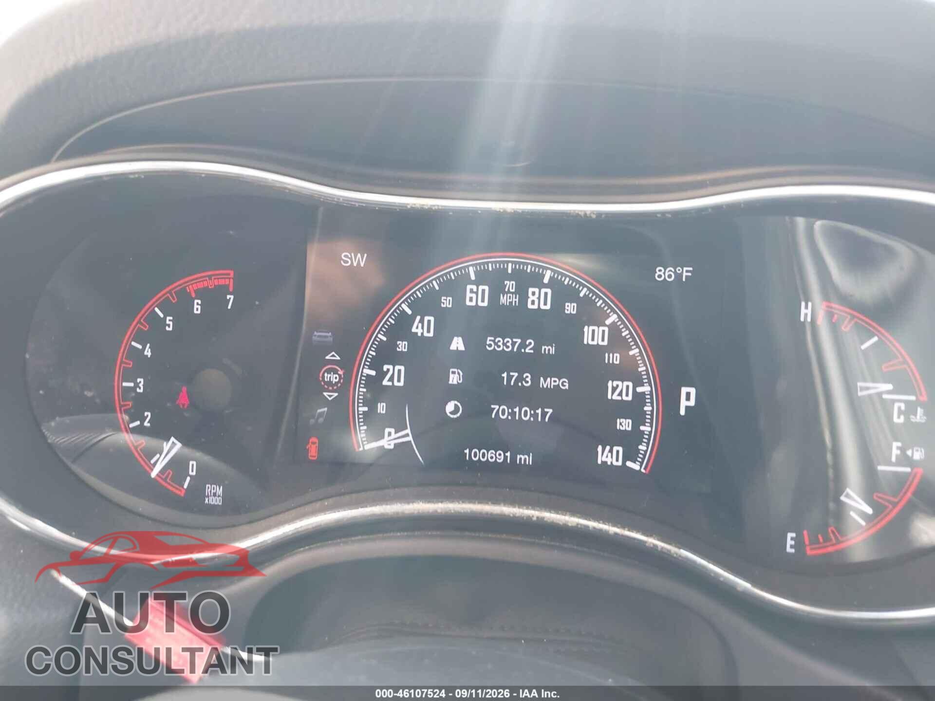 DODGE DURANGO 2017 - 1C4SDJFT2HC651290