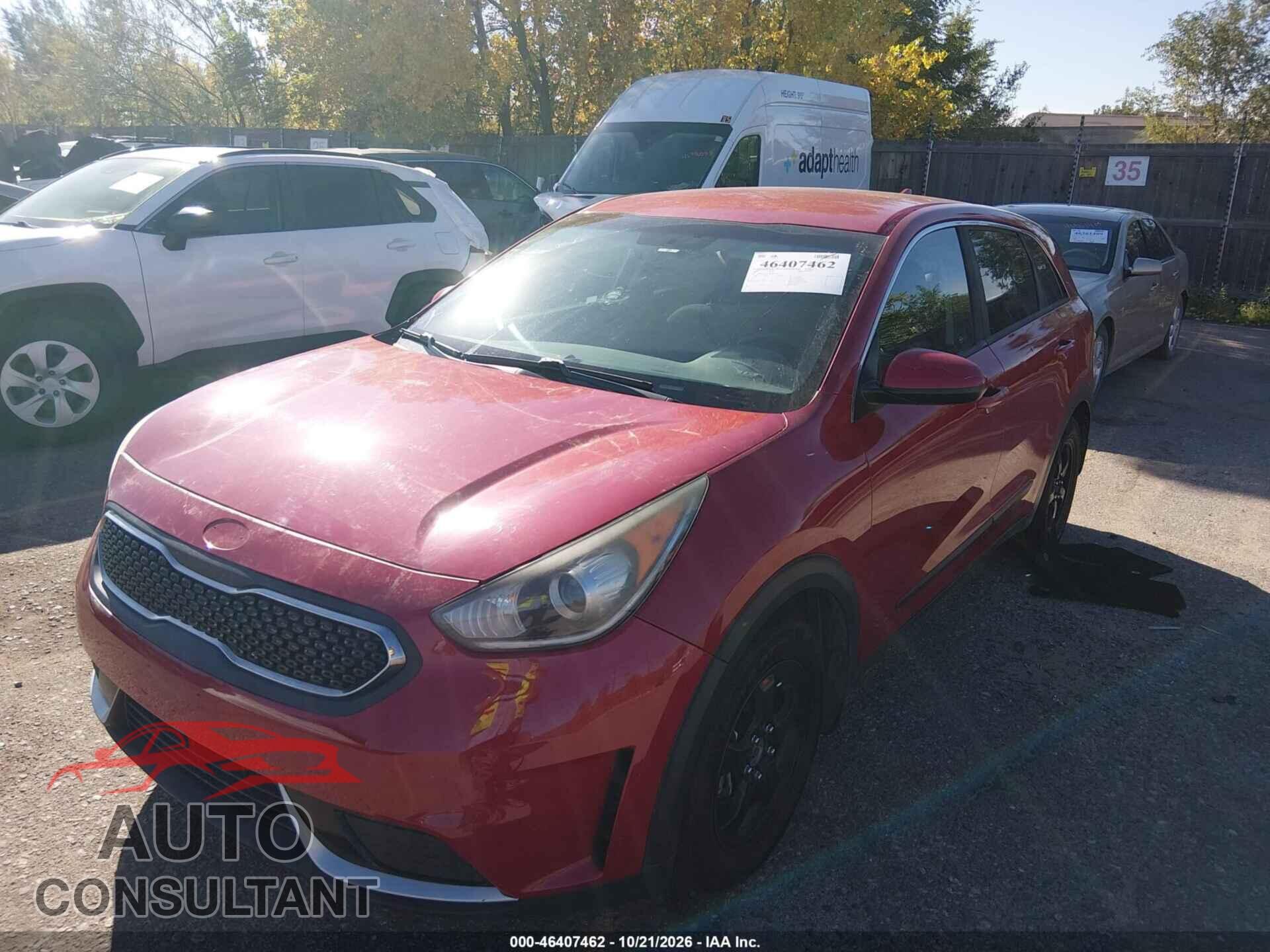 KIA NIRO 2017 - KNDCB3LC2H5048760