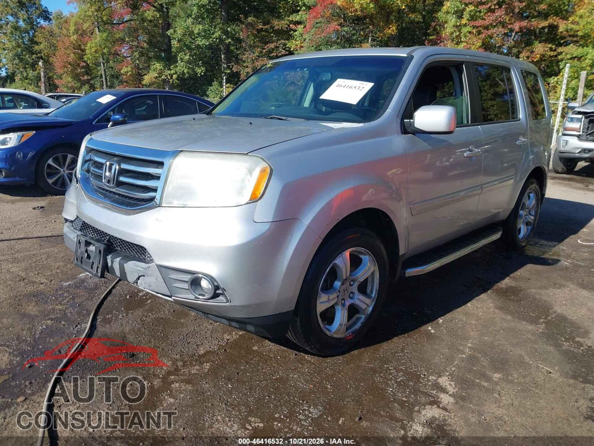 HONDA PILOT 2012 - 5FNYF4H67CB040938