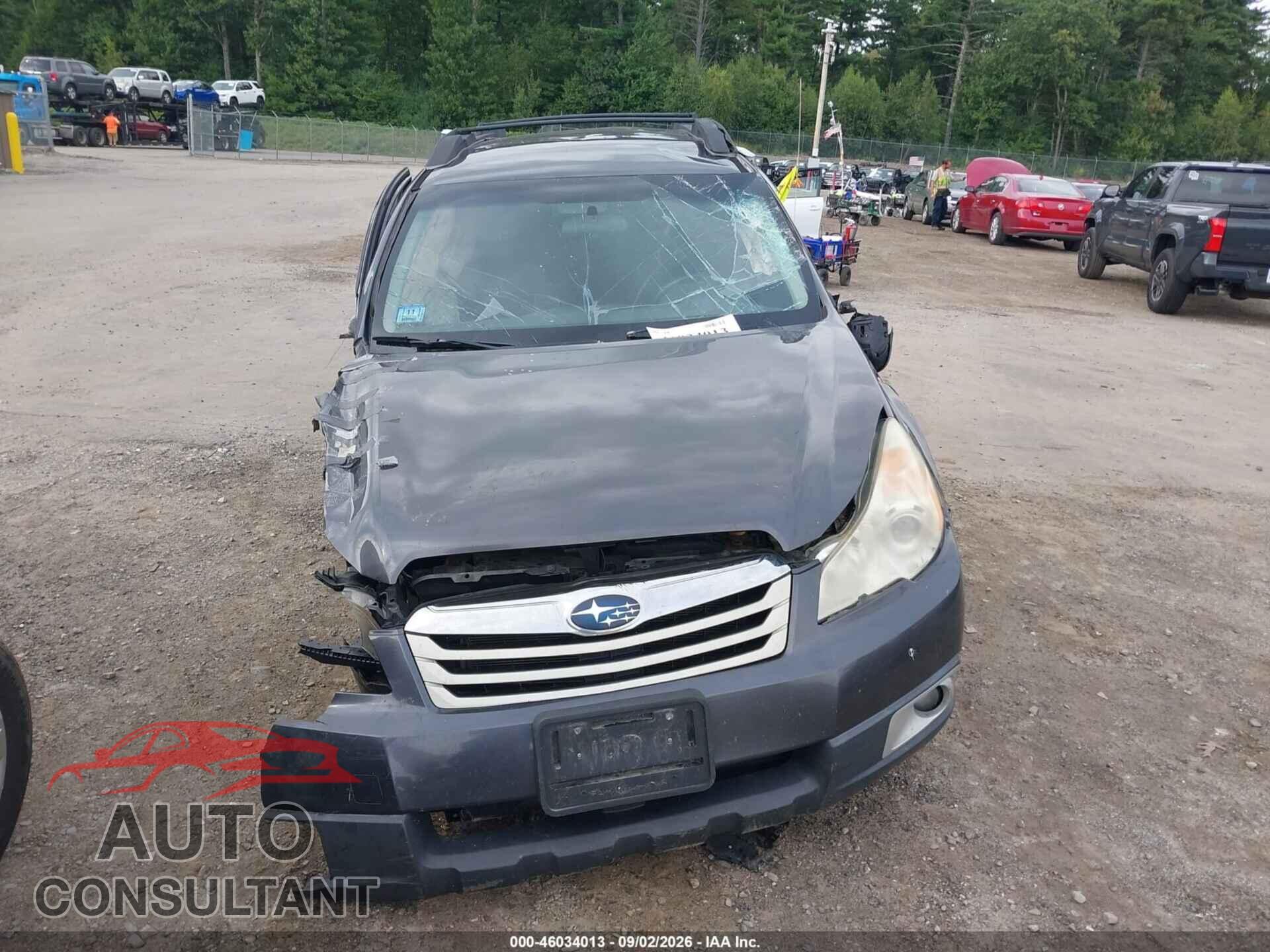 SUBARU OUTBACK 2012 - 4S4BRBCC6C3236523